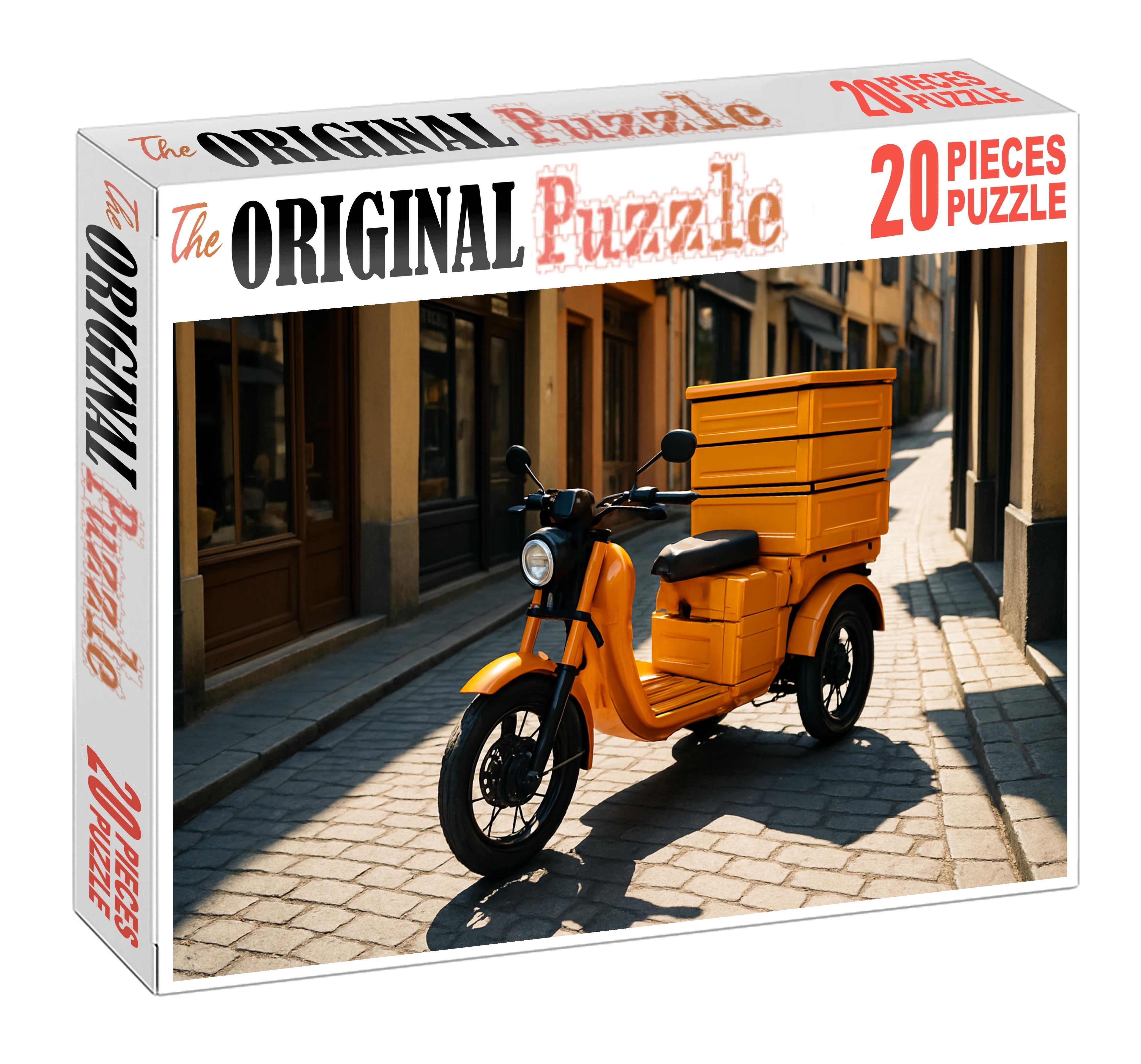 Foldable Electric Cargo Tricycle 500 Piece Puzzle