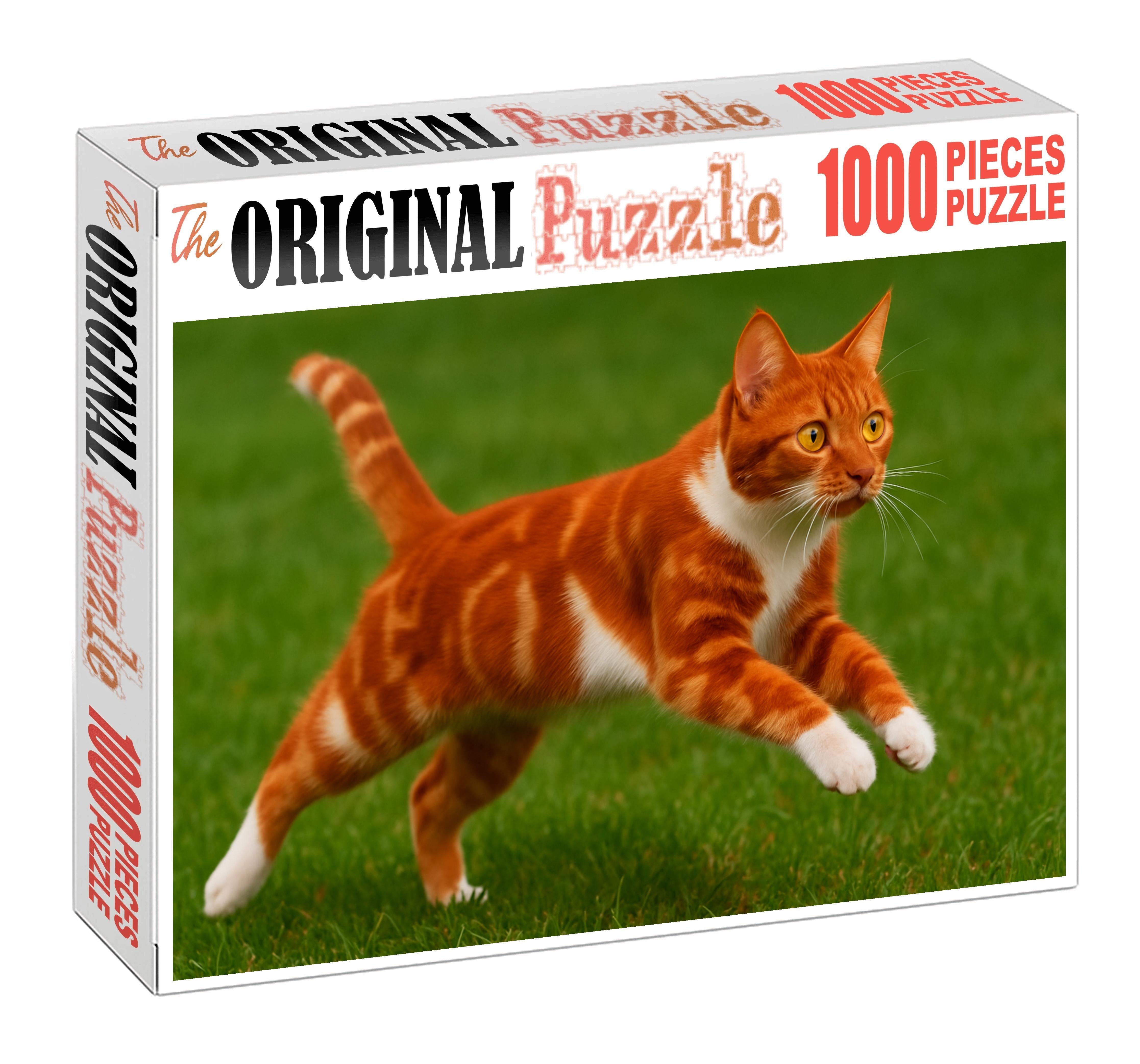 Crystal Blaze White-spotted Red Shorthair With Bold Spirit Family Puzzles