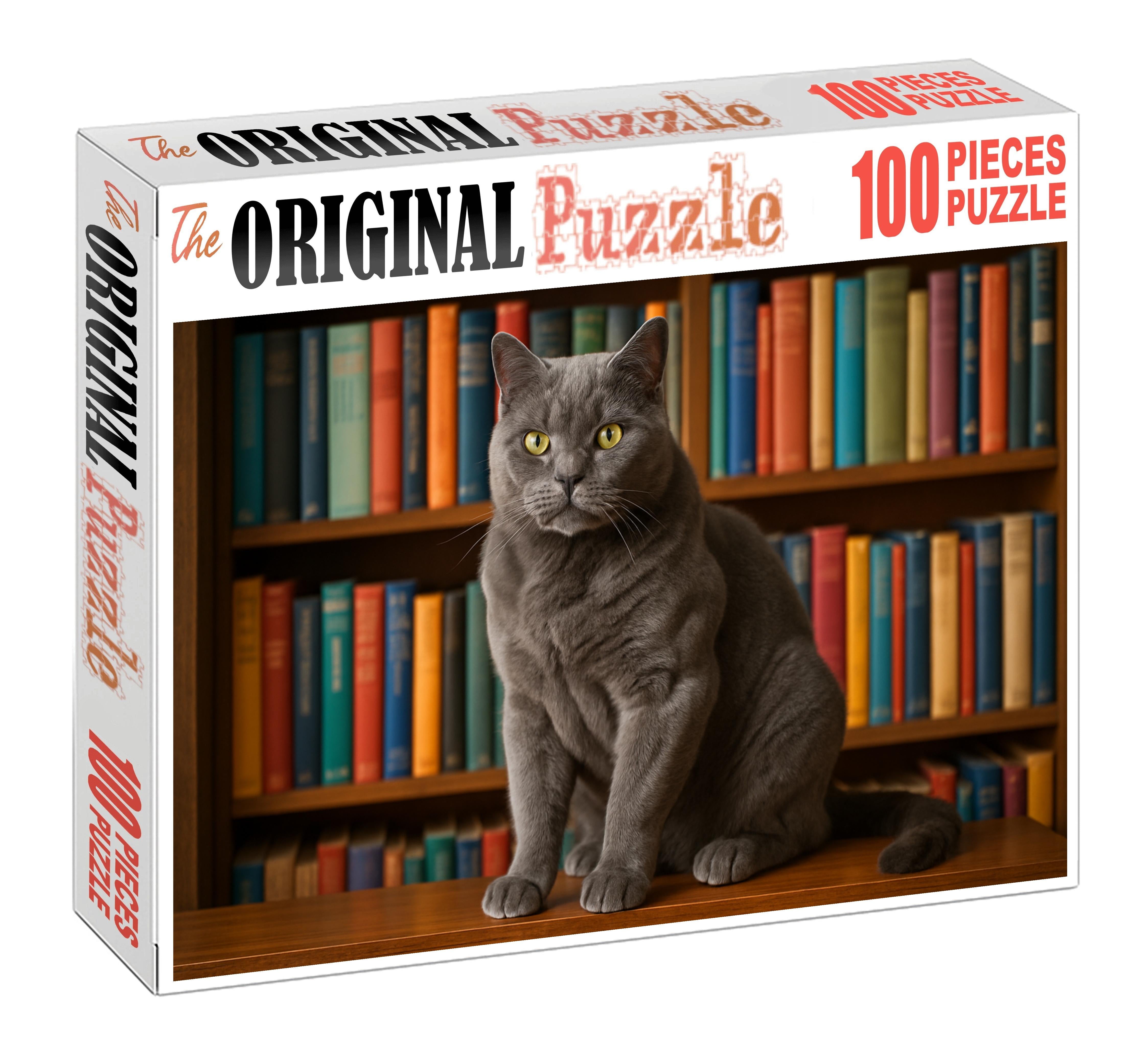 Storm Mist Smoky Grey Shorthair With Curious Intelligence Challenging Puzzles