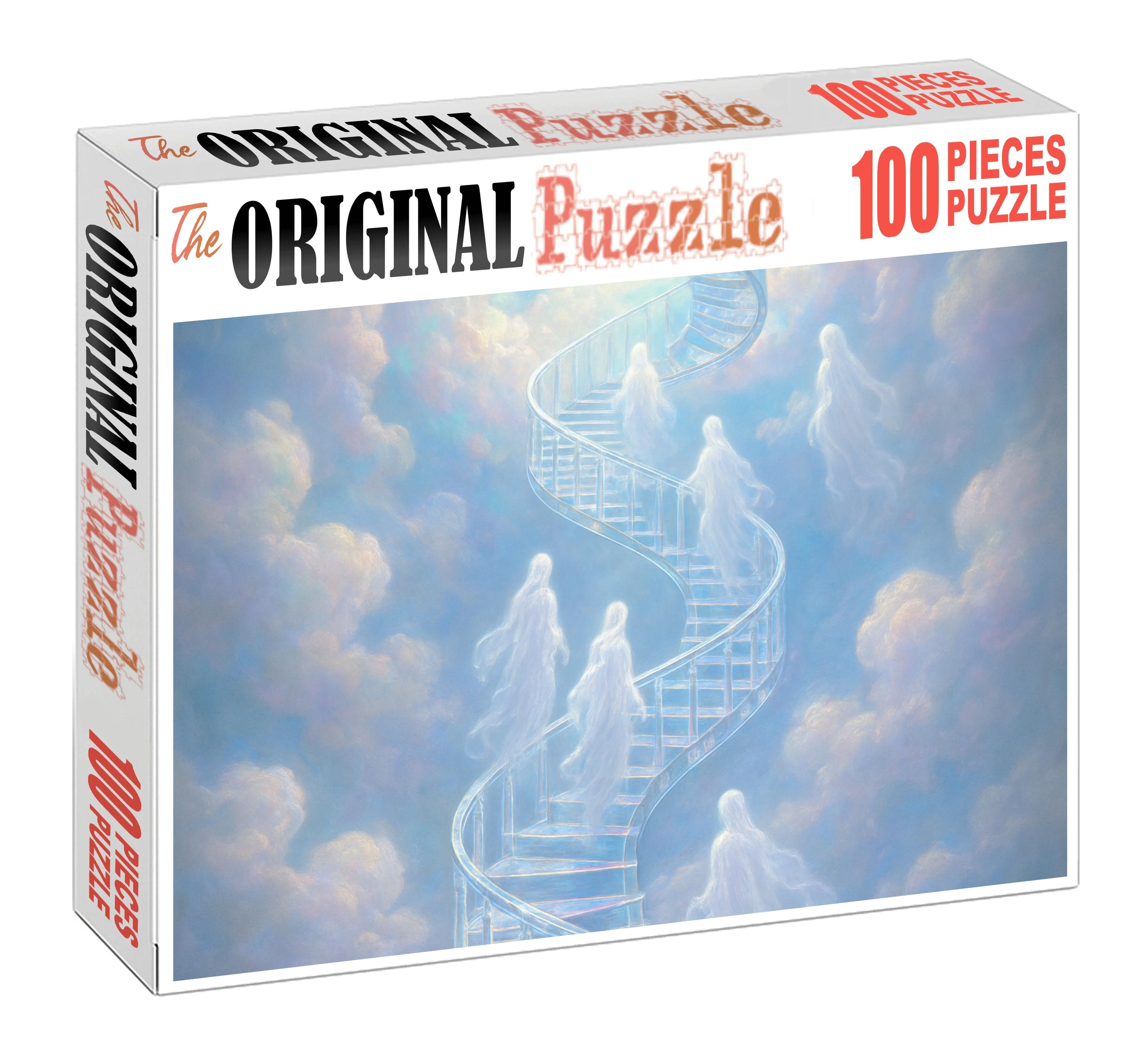 Infinite Staircase To The Veil Of Clouds 1000 Piece Puzzle