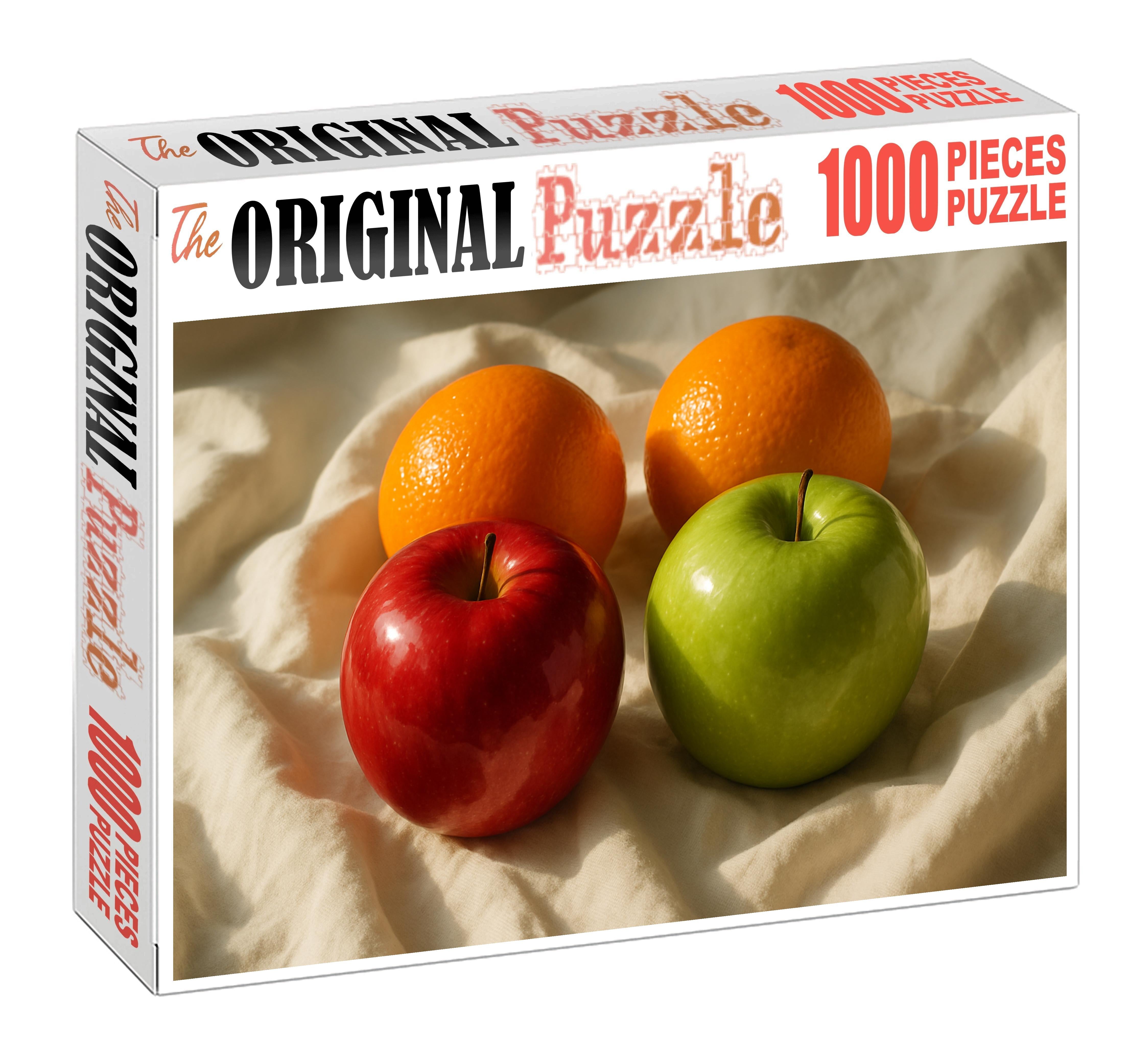 Still Life With Apples And Oranges Mini Puzzle