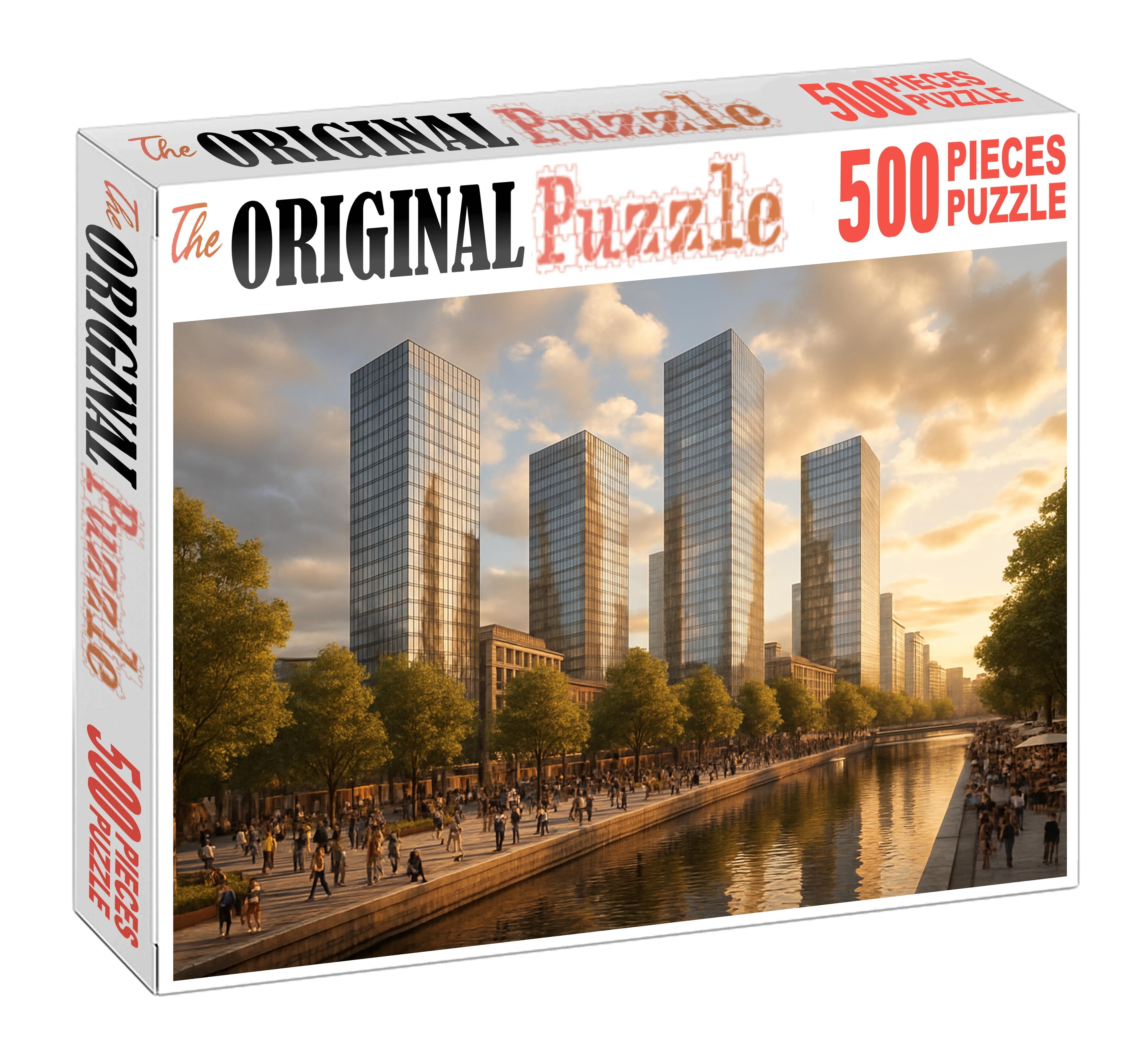 Melbourne Docklands Skyline Waterfront Supertall Cluster Complemented By Innovative Public Spaces Puzzle Challenge