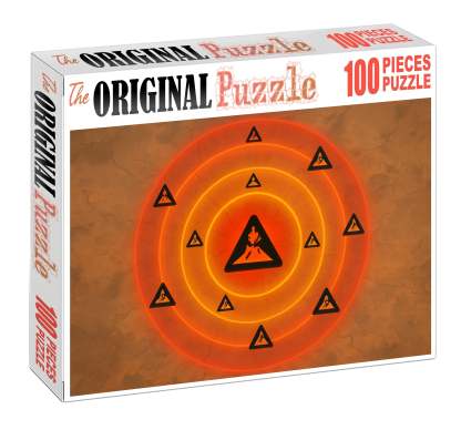 Volcanic Activity Risk Zone Map 300 Piece Puzzle