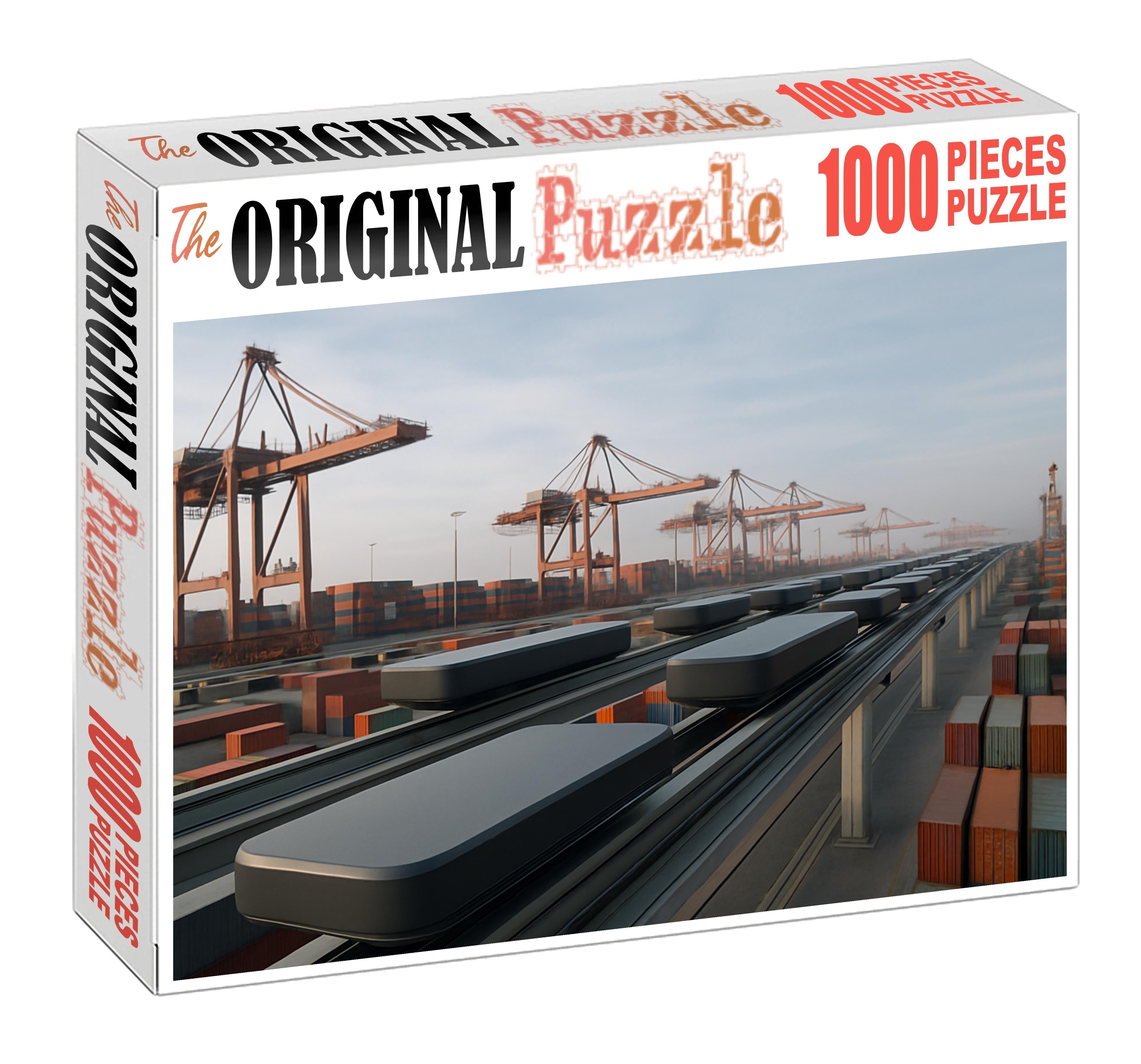 Magnetically-levitated Cargo Conveyor 1000 Piece Puzzle