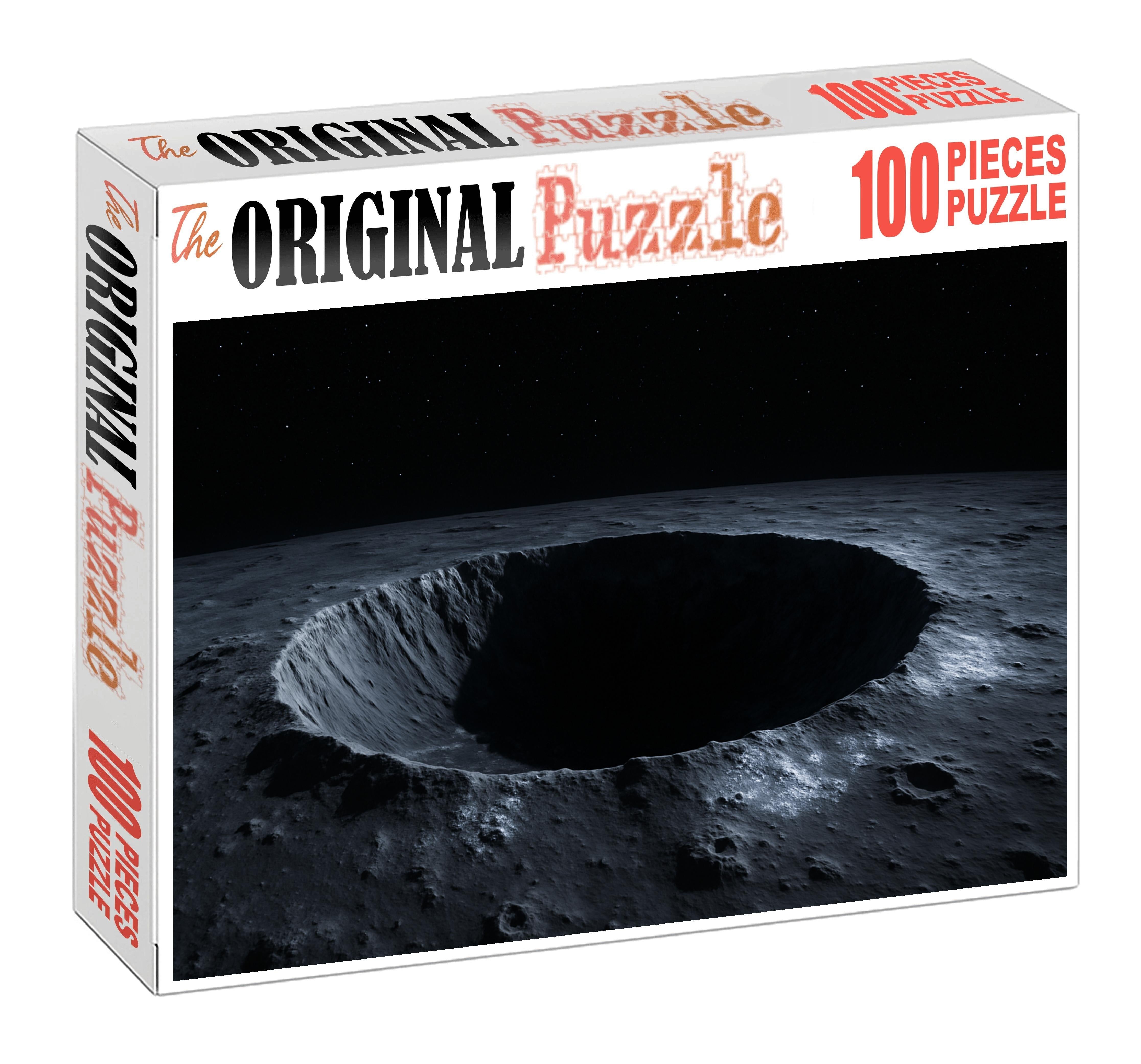 Icy Moonlit Crater Easy Puzzles