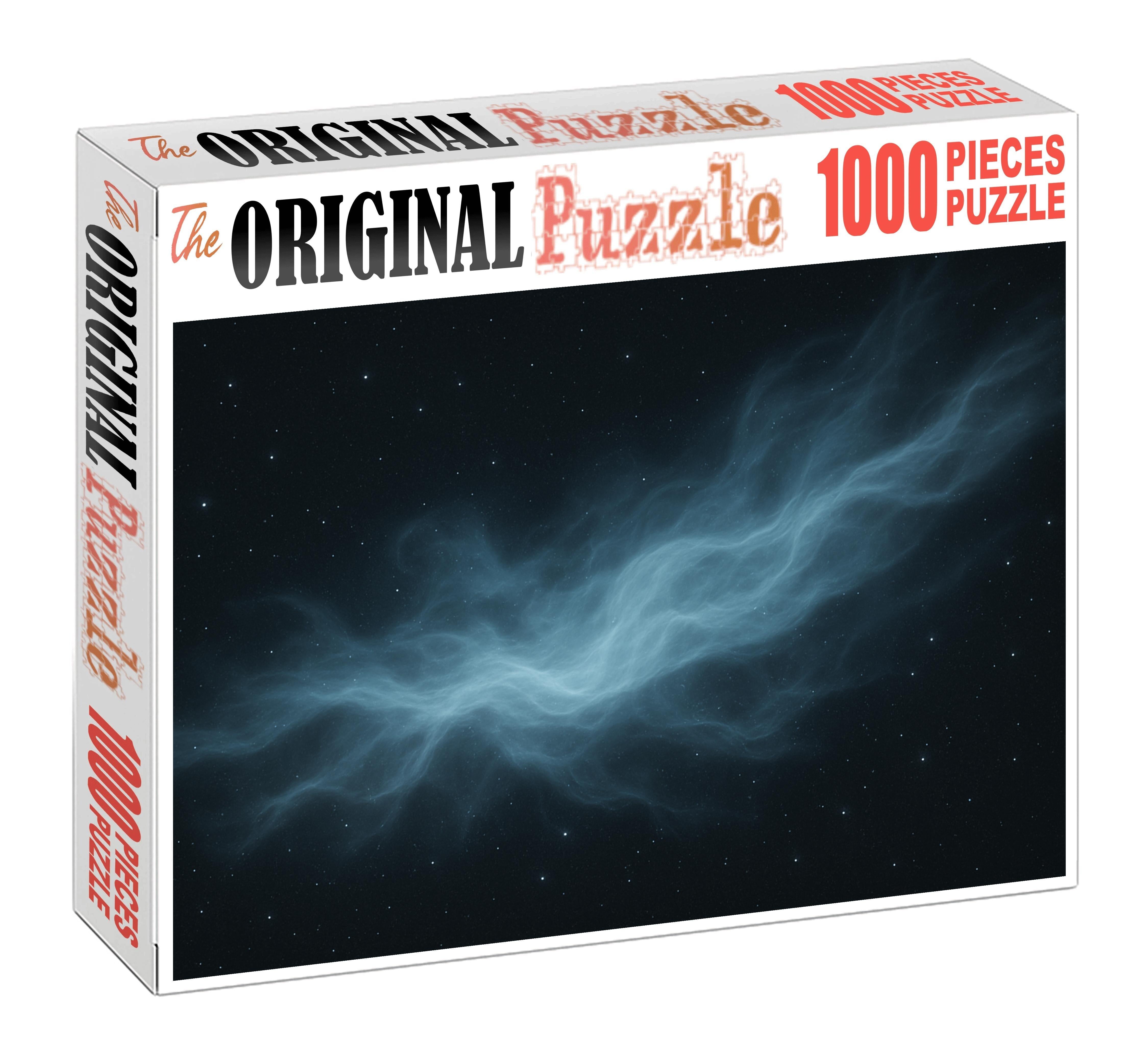 Luminescent Cosmic Veil Custom Jigsaw Puzzle