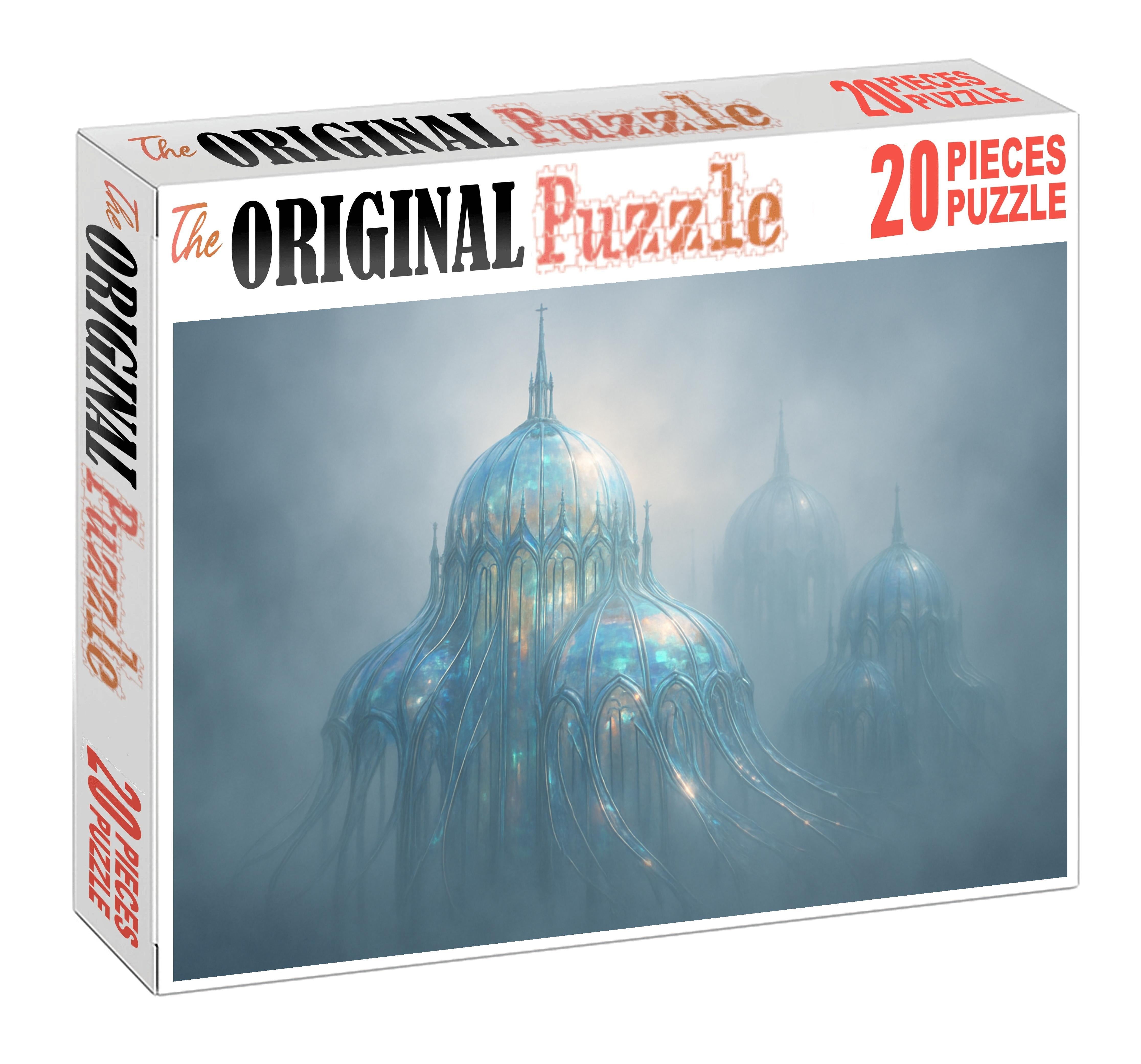 Glass Jellyfish Cathedral 500 Piece Puzzle