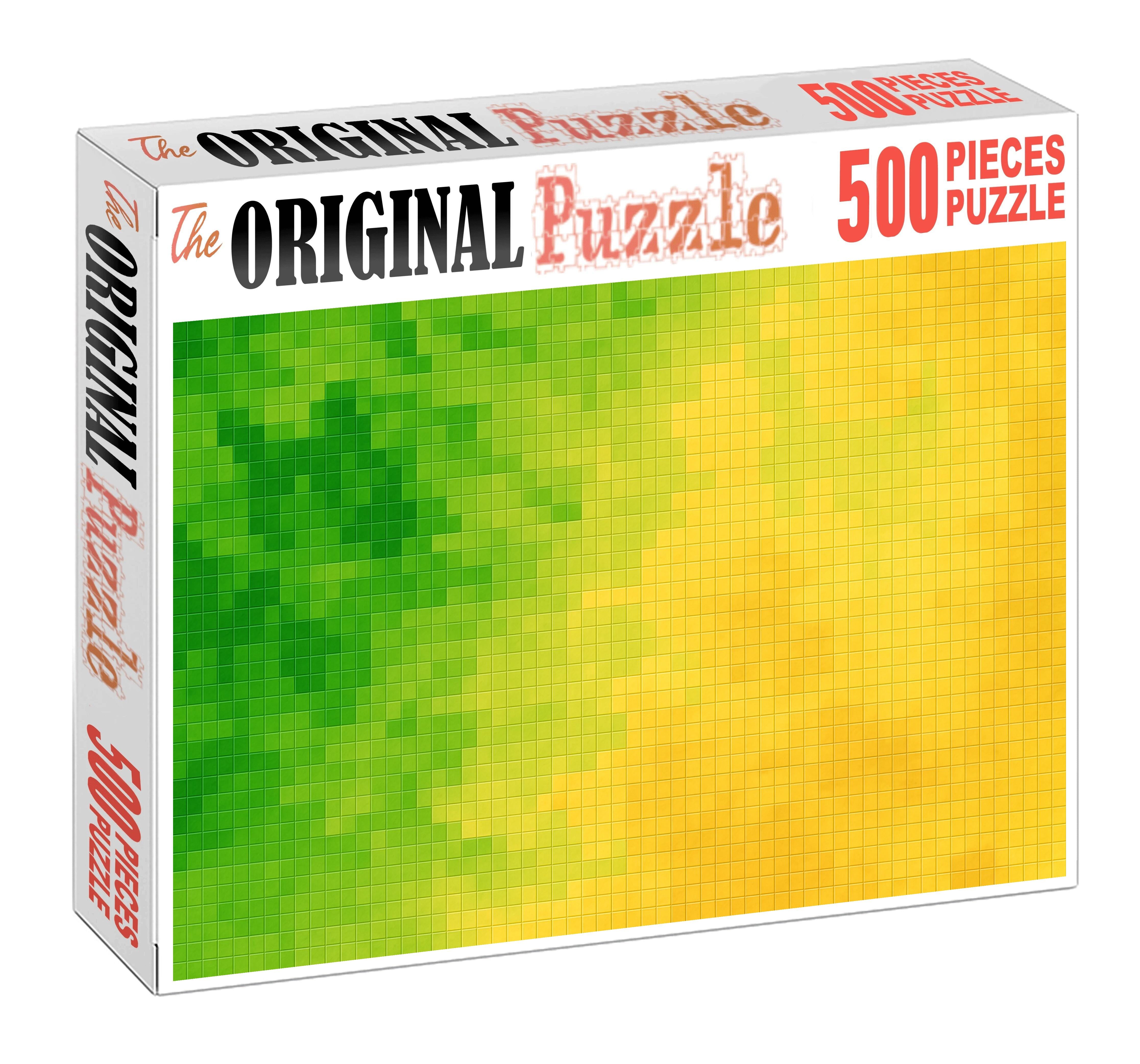 Vegetation Density Raster Visualization Puzzle Collection