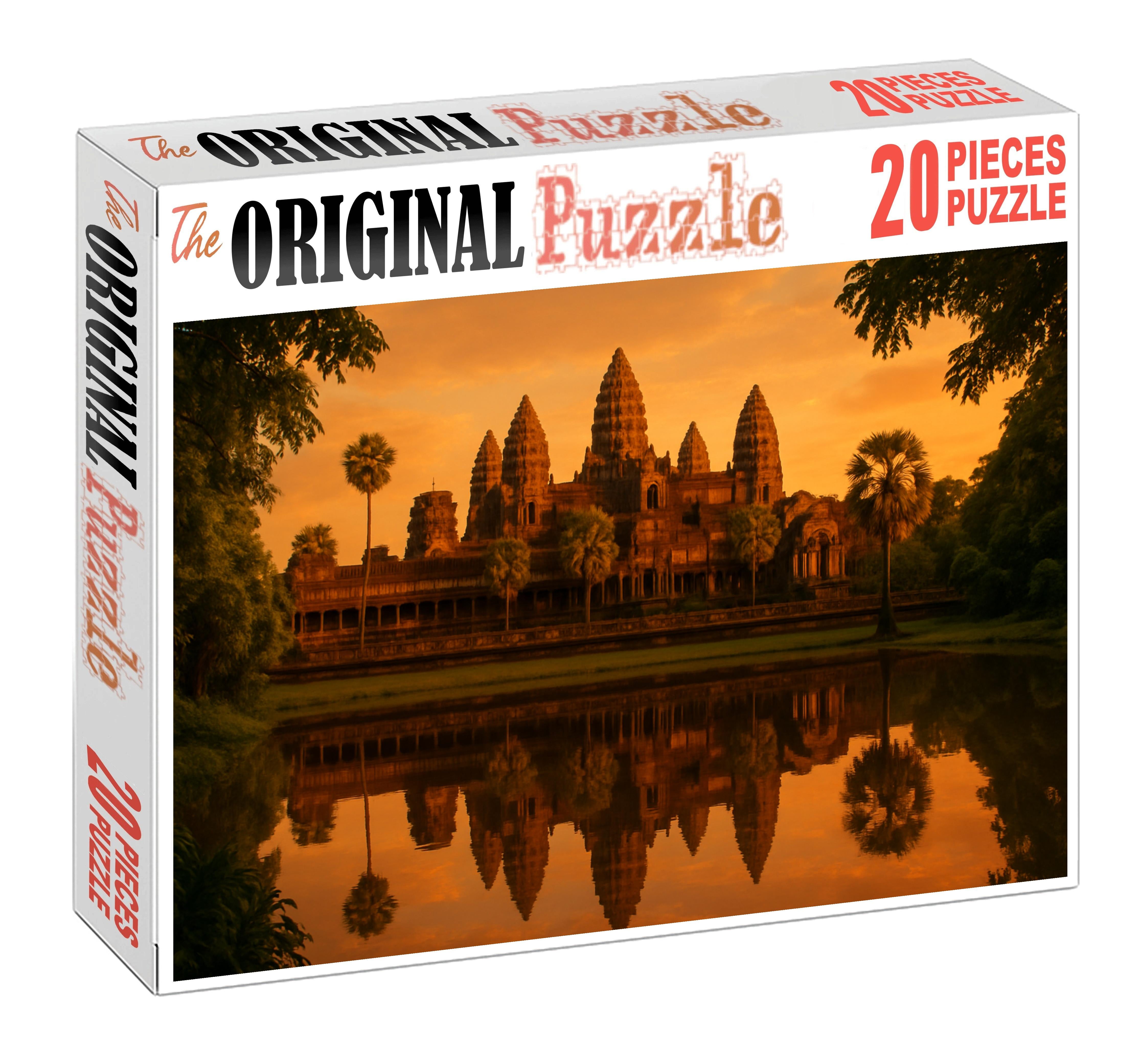 Angkor Wat Situated In Siem Reap Cambodia Identified By 7356 Globally As A Sprawling Temple Complex And Khmer Architectural Marvel Easy Puzzles