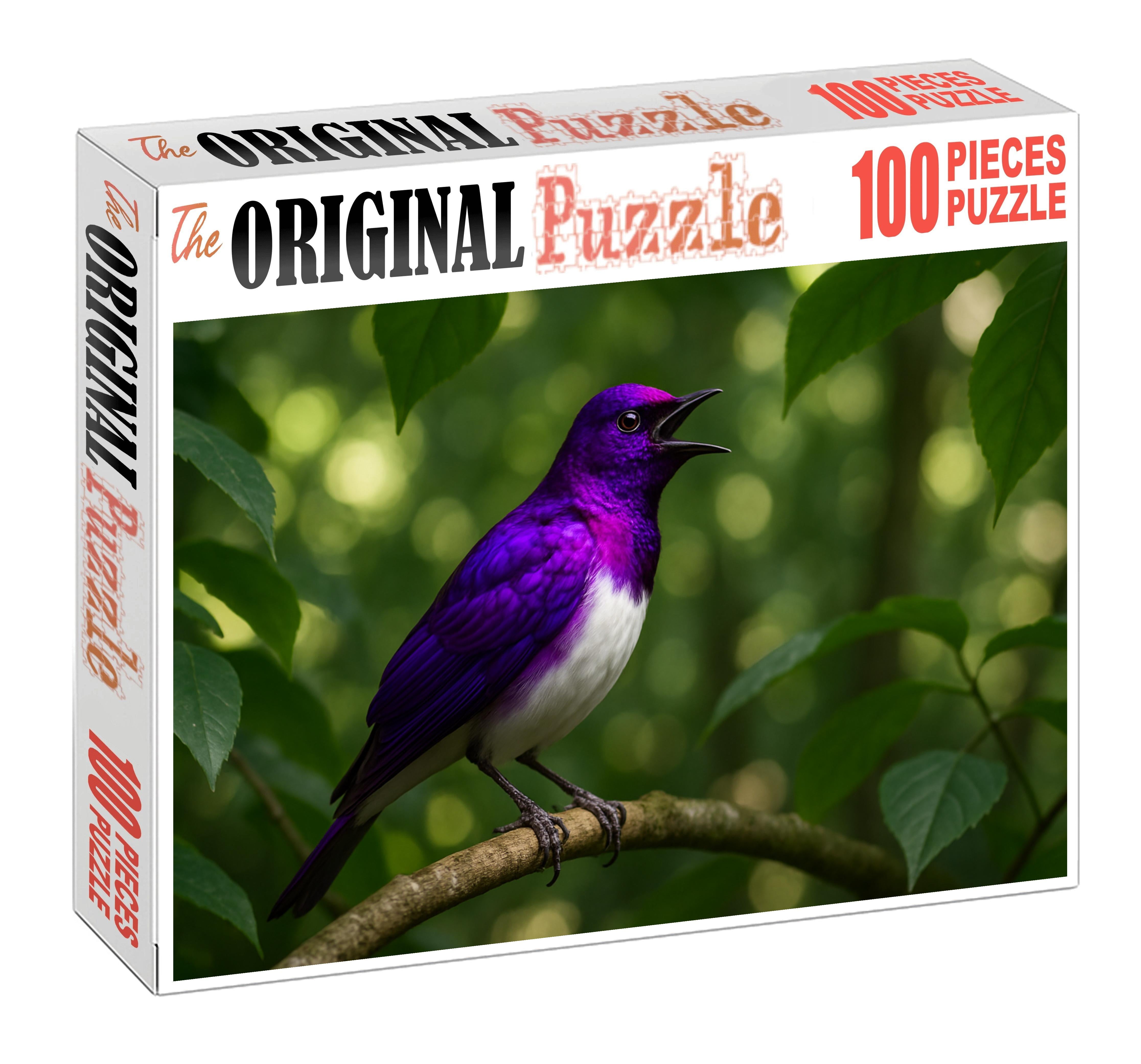 Violet-backed Starling Jewel Of The Forest Canopy Puzzle For Kids