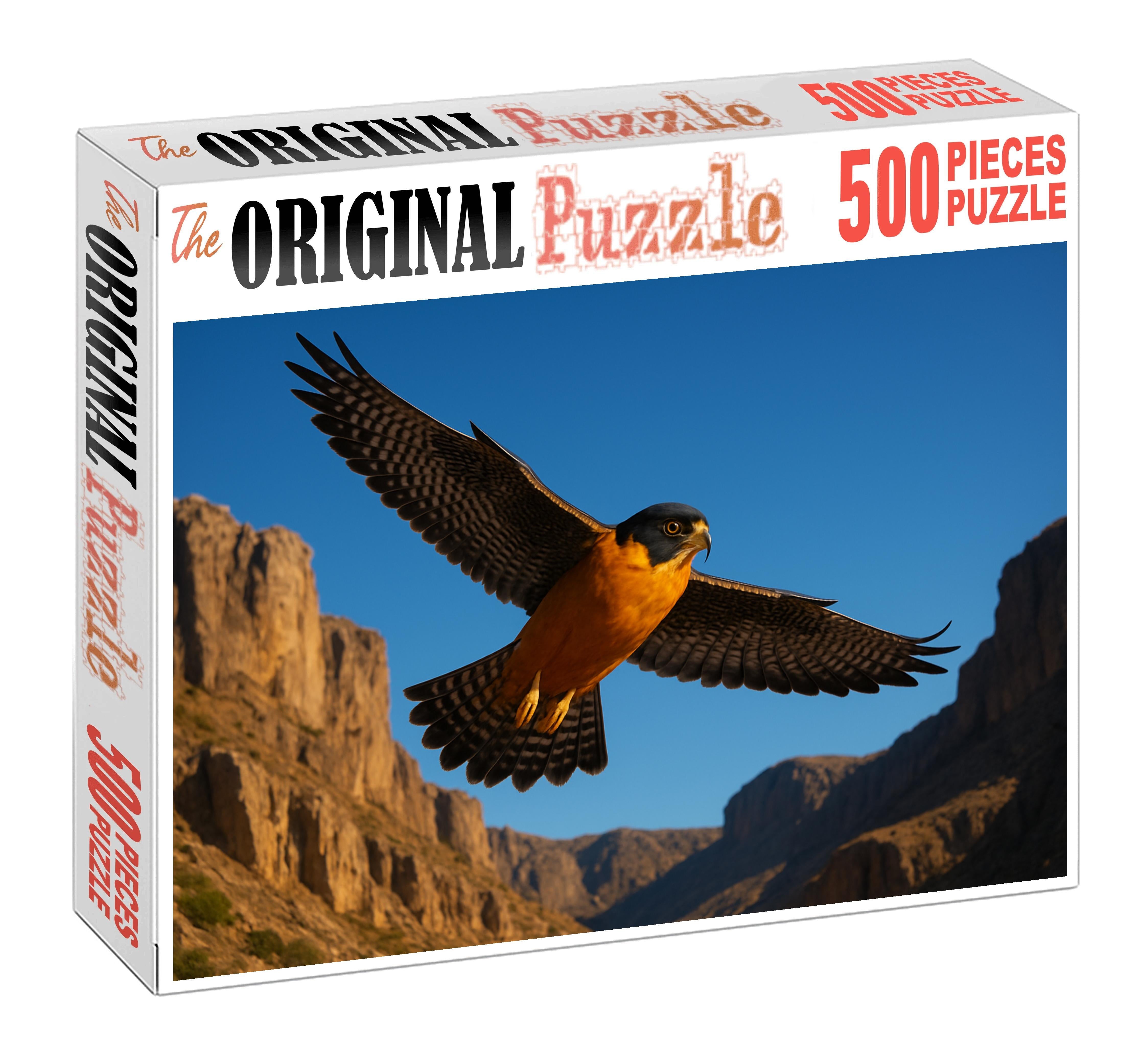 Orange-breasted Falcon Skys Hidden Predator Premium Puzzle Pieces