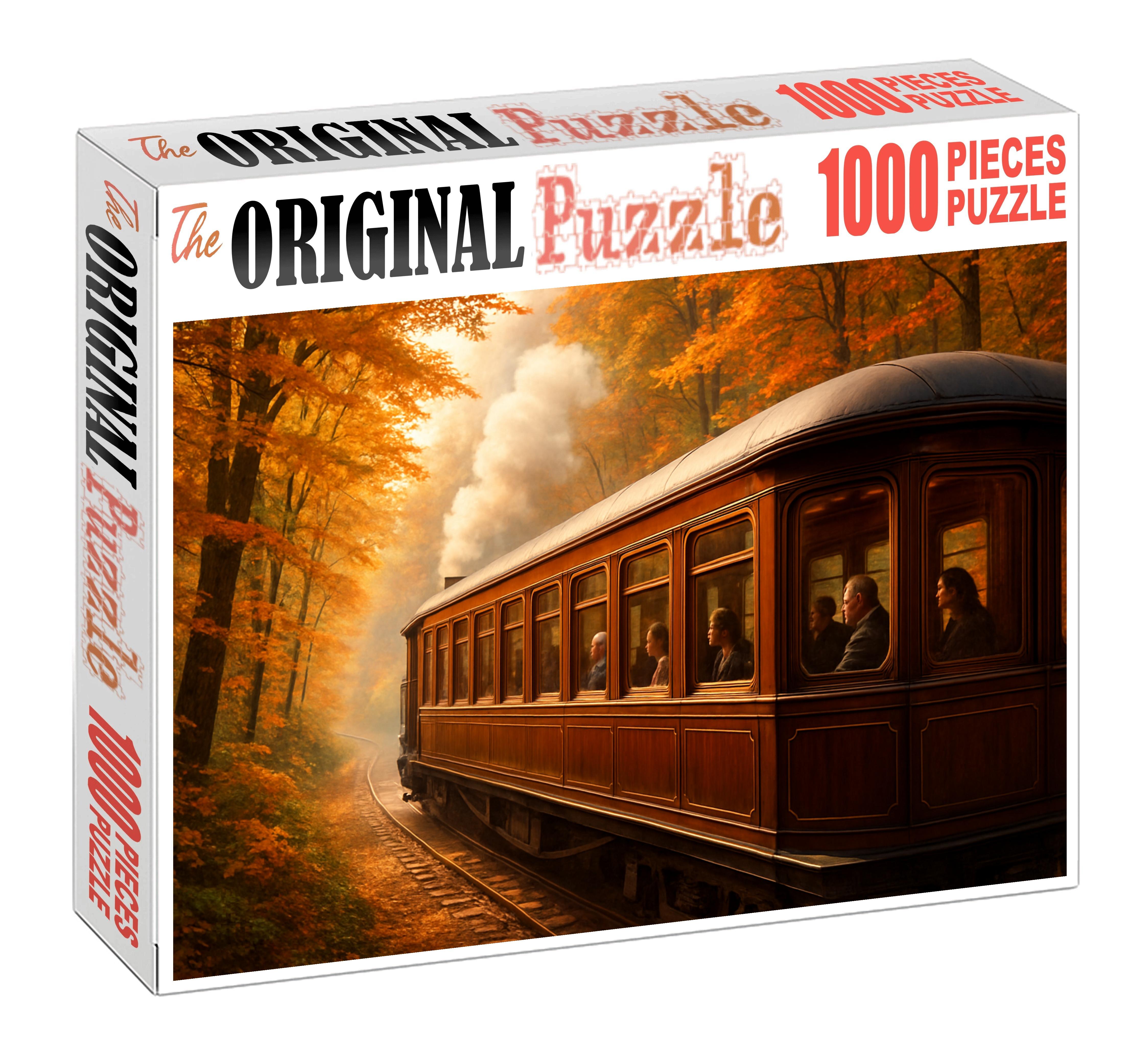 Luxury Steam-powered Scenic Railcar Puzzle Collection