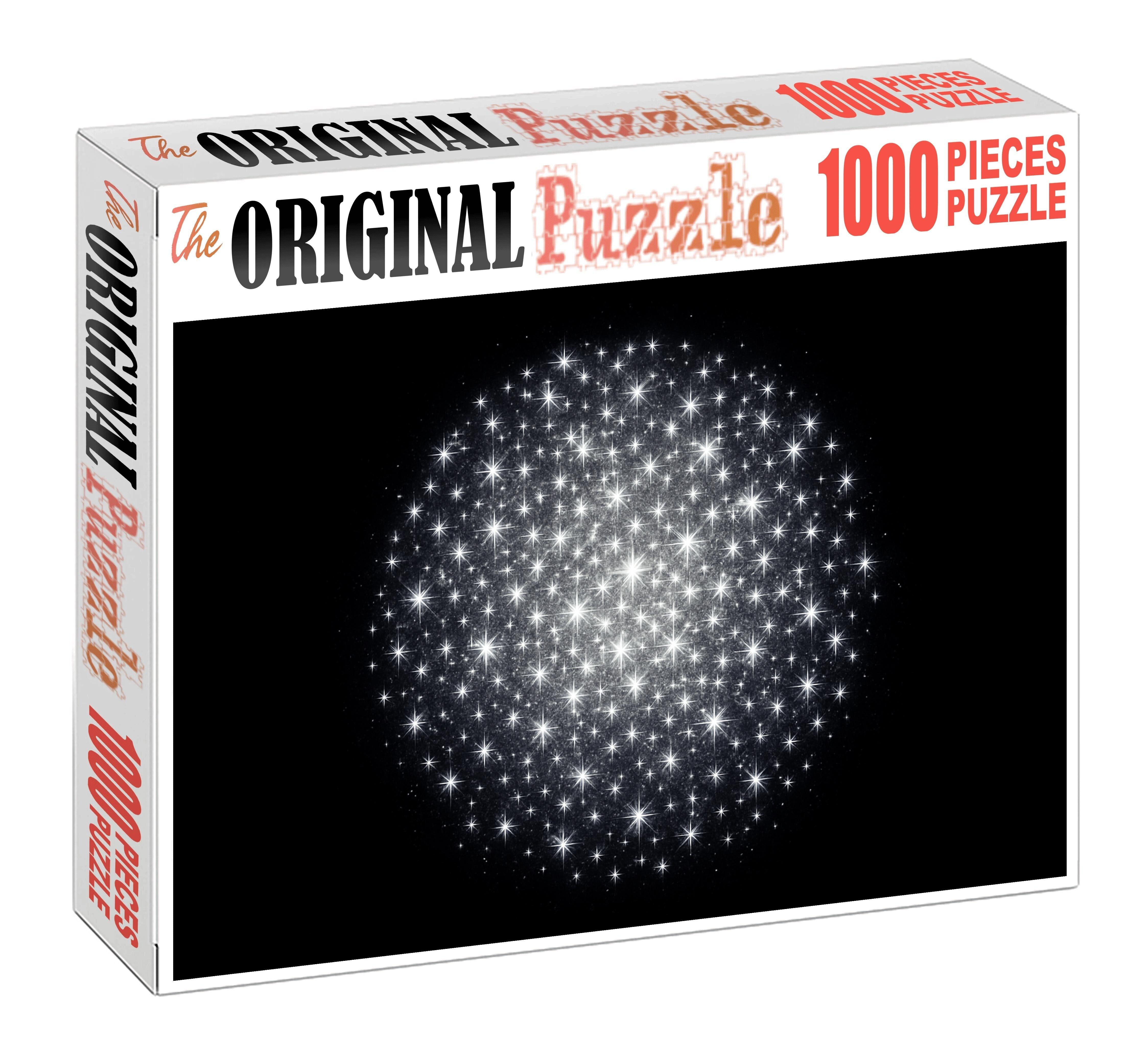 Silvery Star Cluster Glow Easy Puzzles