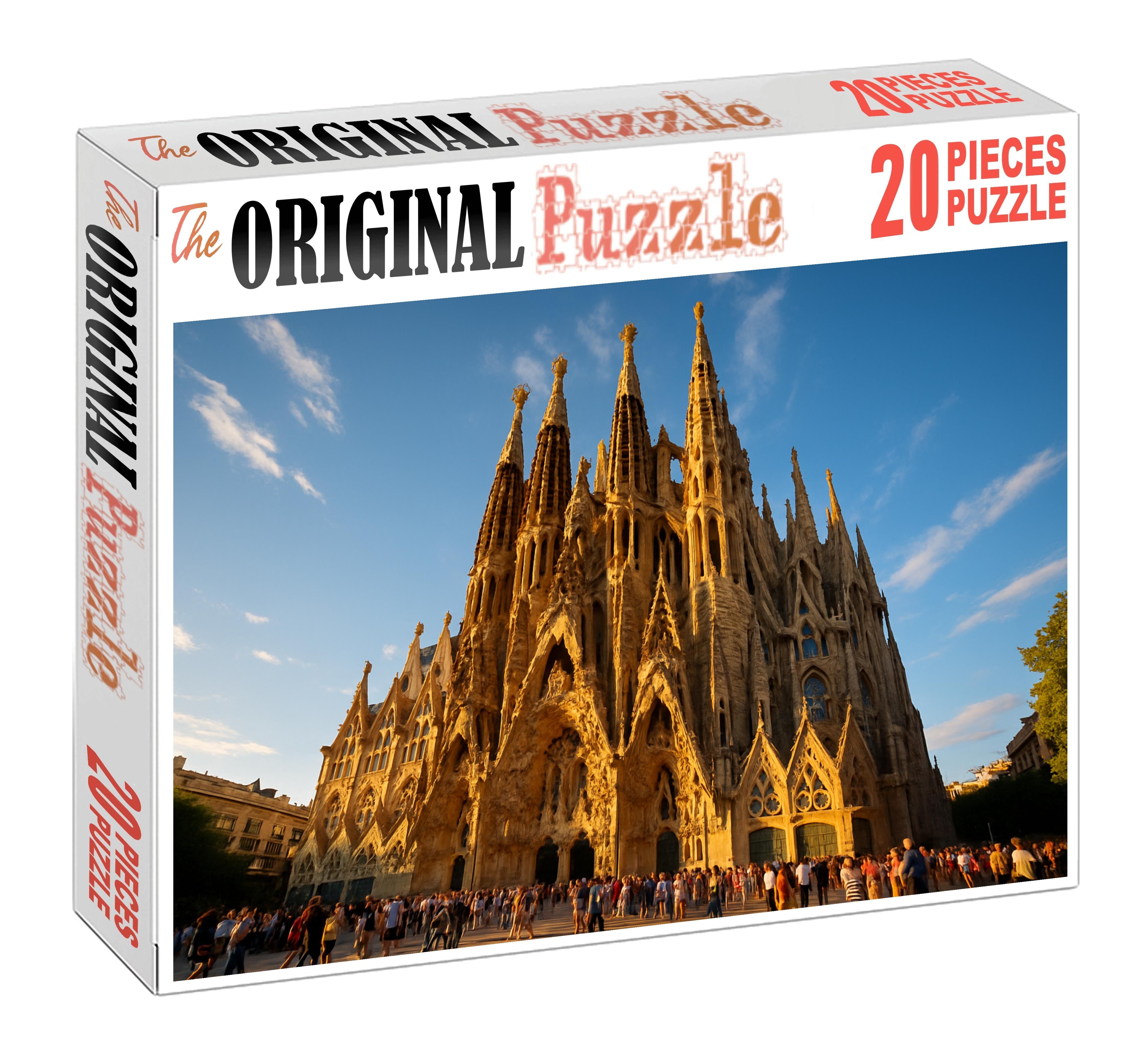 Sagrada Familia Located In Barcelona Spain Recognized By 7420 Worldwide For Its Unique Blend Of Gothic And Art Nouveau Architecture 1000 Piece Puzzle