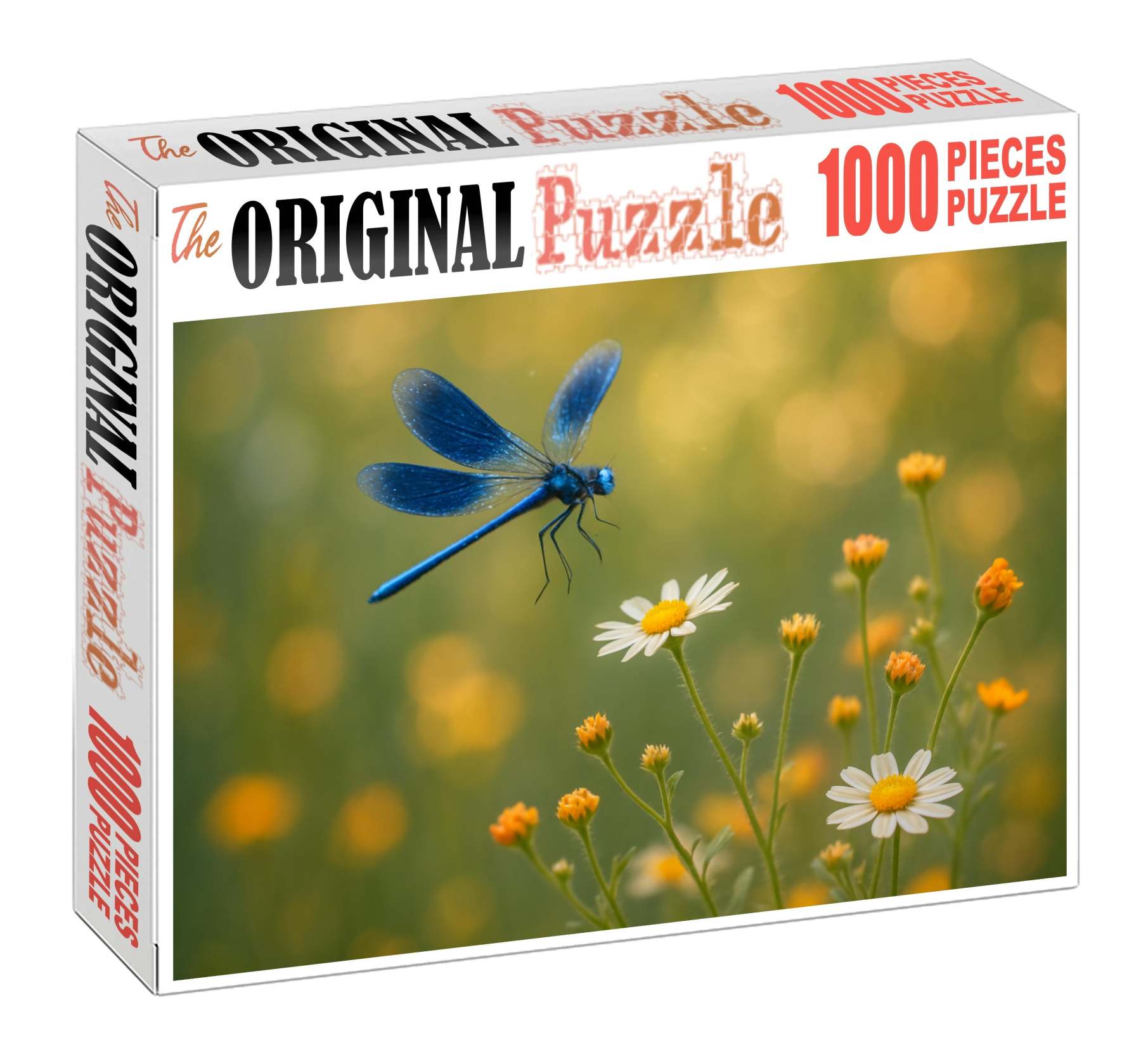 Sapphire Driftwing Ethereal Insect With Transparent Iridescent Wings Puzzle For Adults