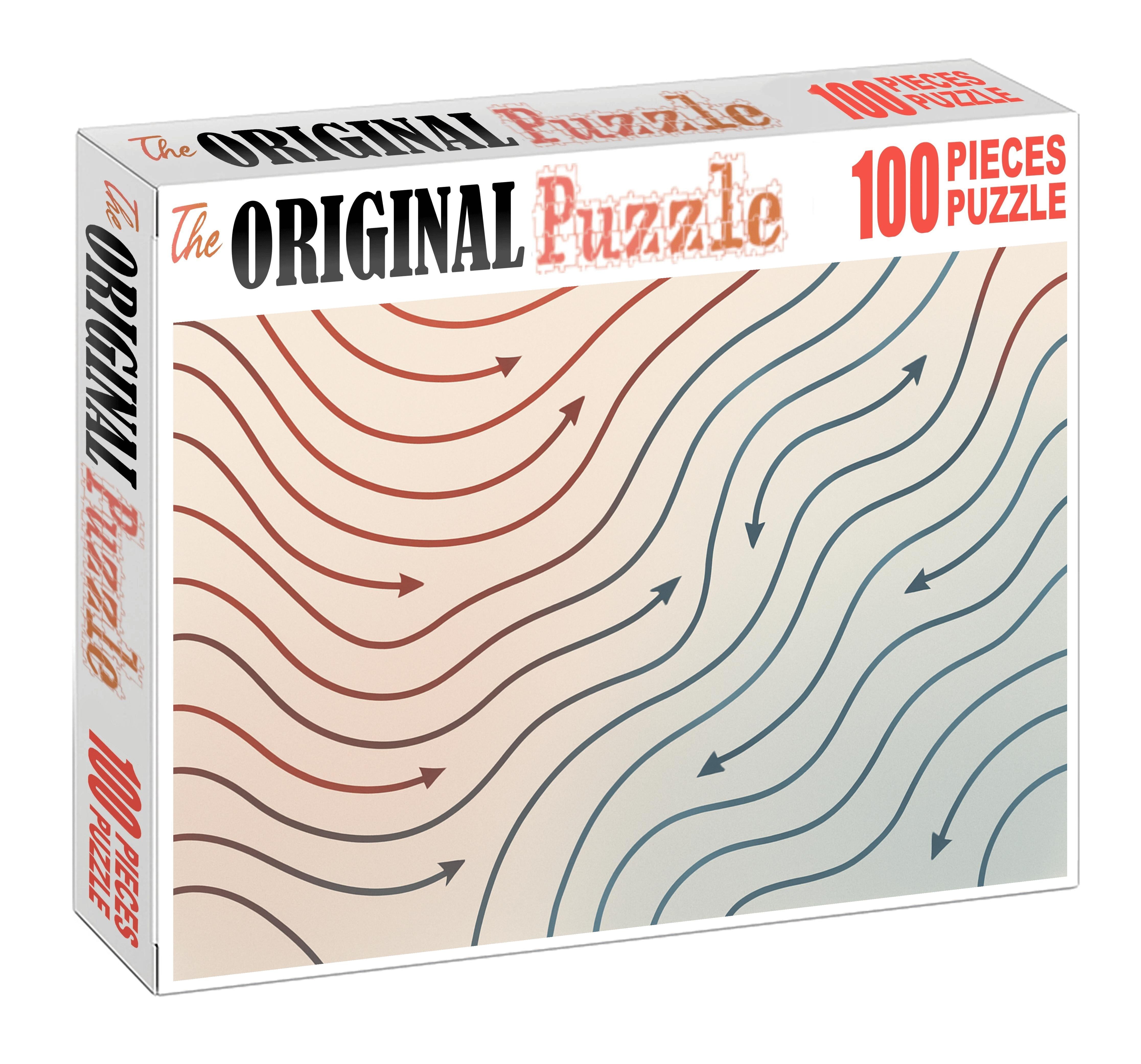 Meteorological Pressure Isobar Map Mini Puzzle