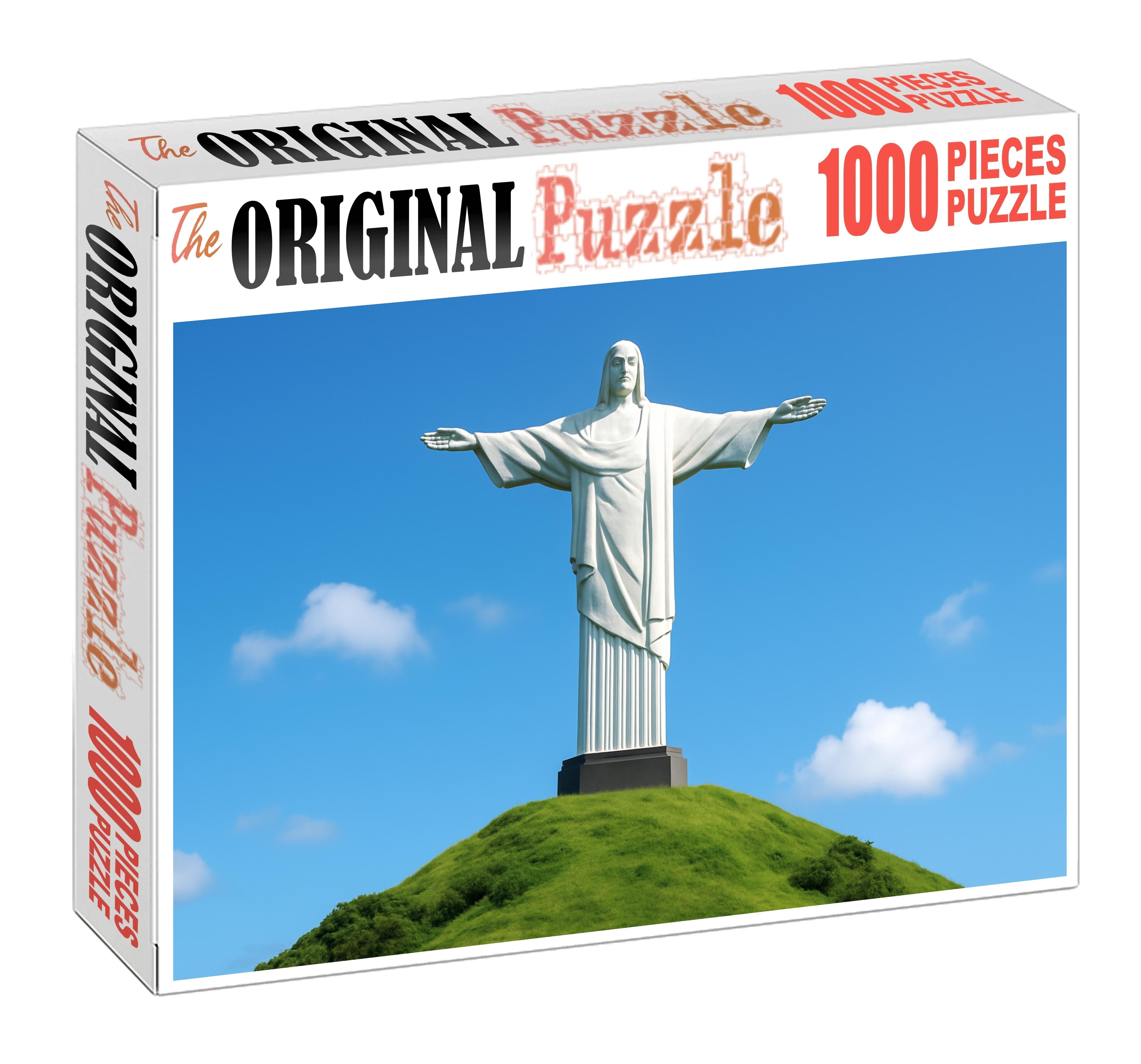 Christ The King Statue Overlooking Wiebodzin Poland Recognized By 6200 Worldwide As One Of The Tallest Statues Of Jesus Unique Puzzle Design