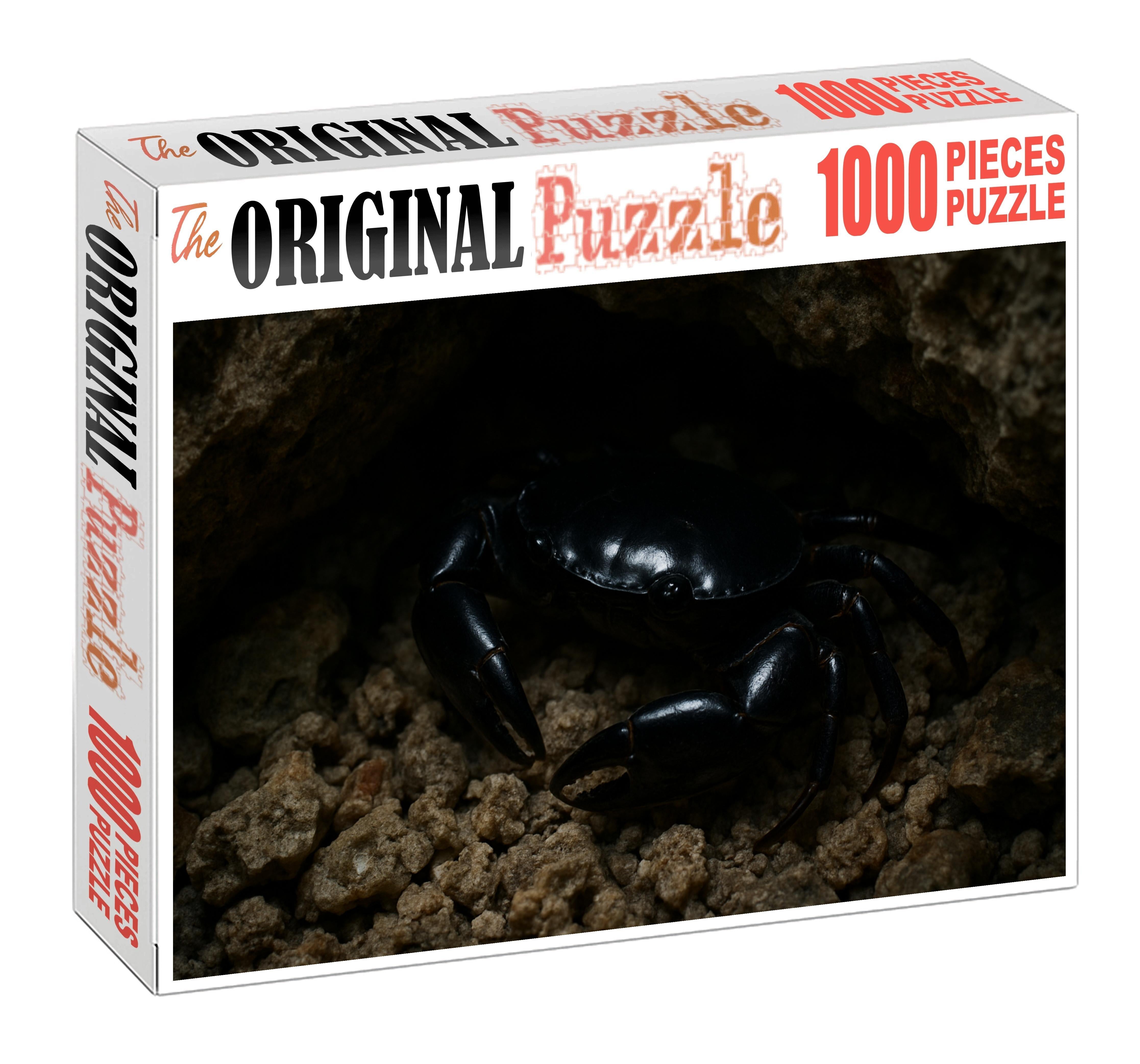 Onyx Reef Crab Nocturnal Scuttler With Polished Carapace Family Puzzles