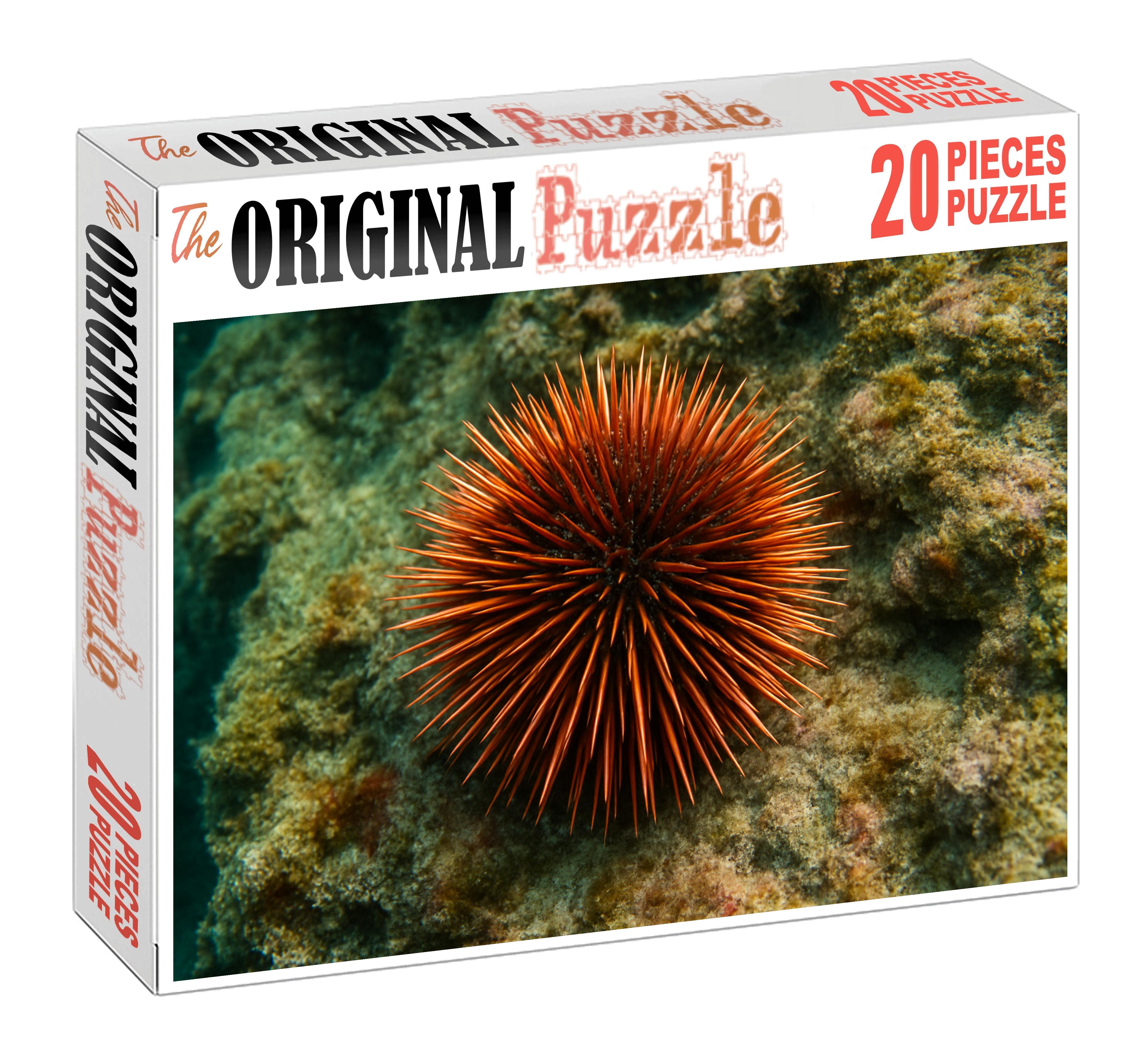 Copper-spined Sea Urchin Armored Forager With Brilliant Metallic Hues Puzzle For Adults