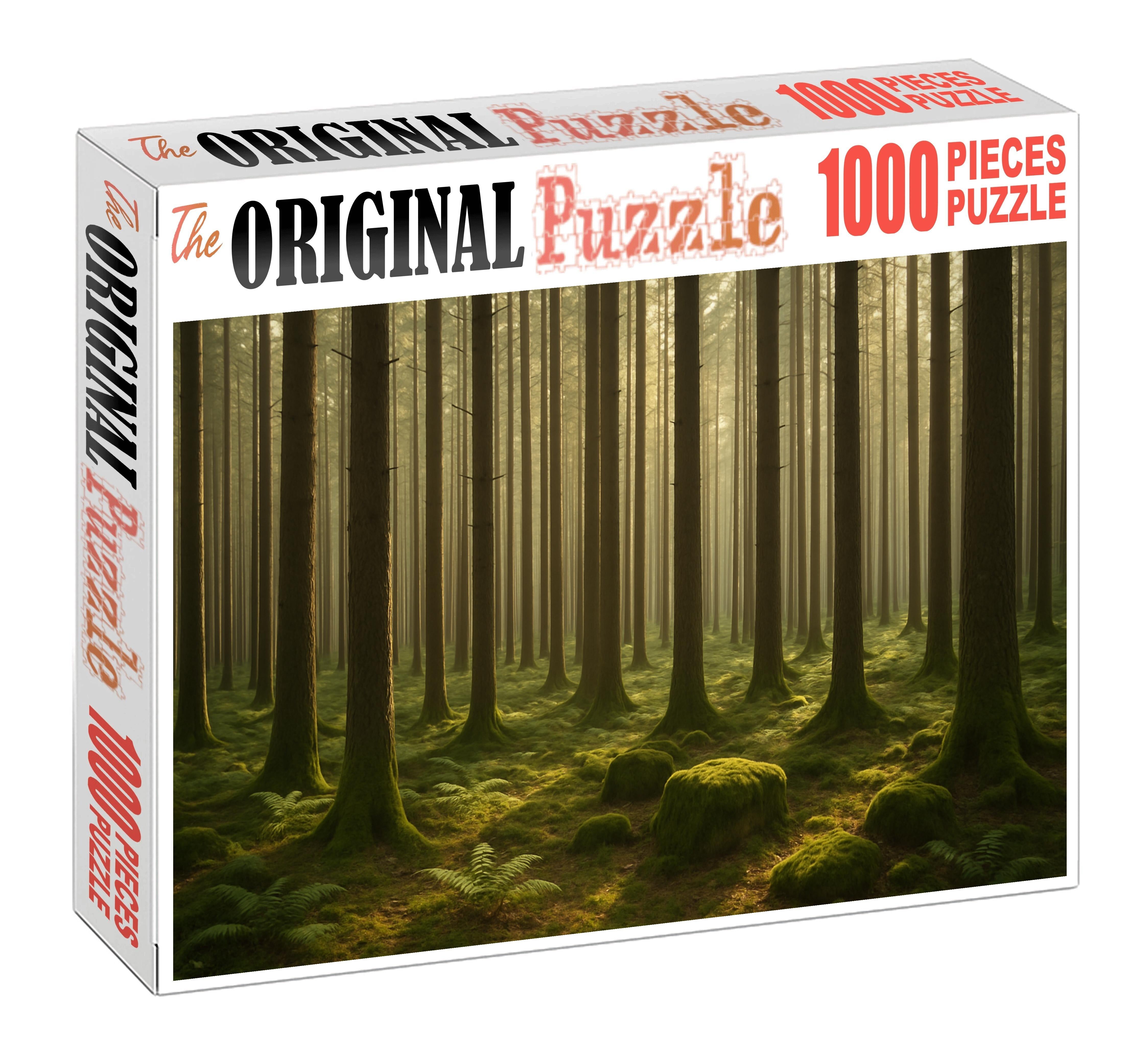 Silent Grove Of Whispering Pines Custom Jigsaw Puzzle