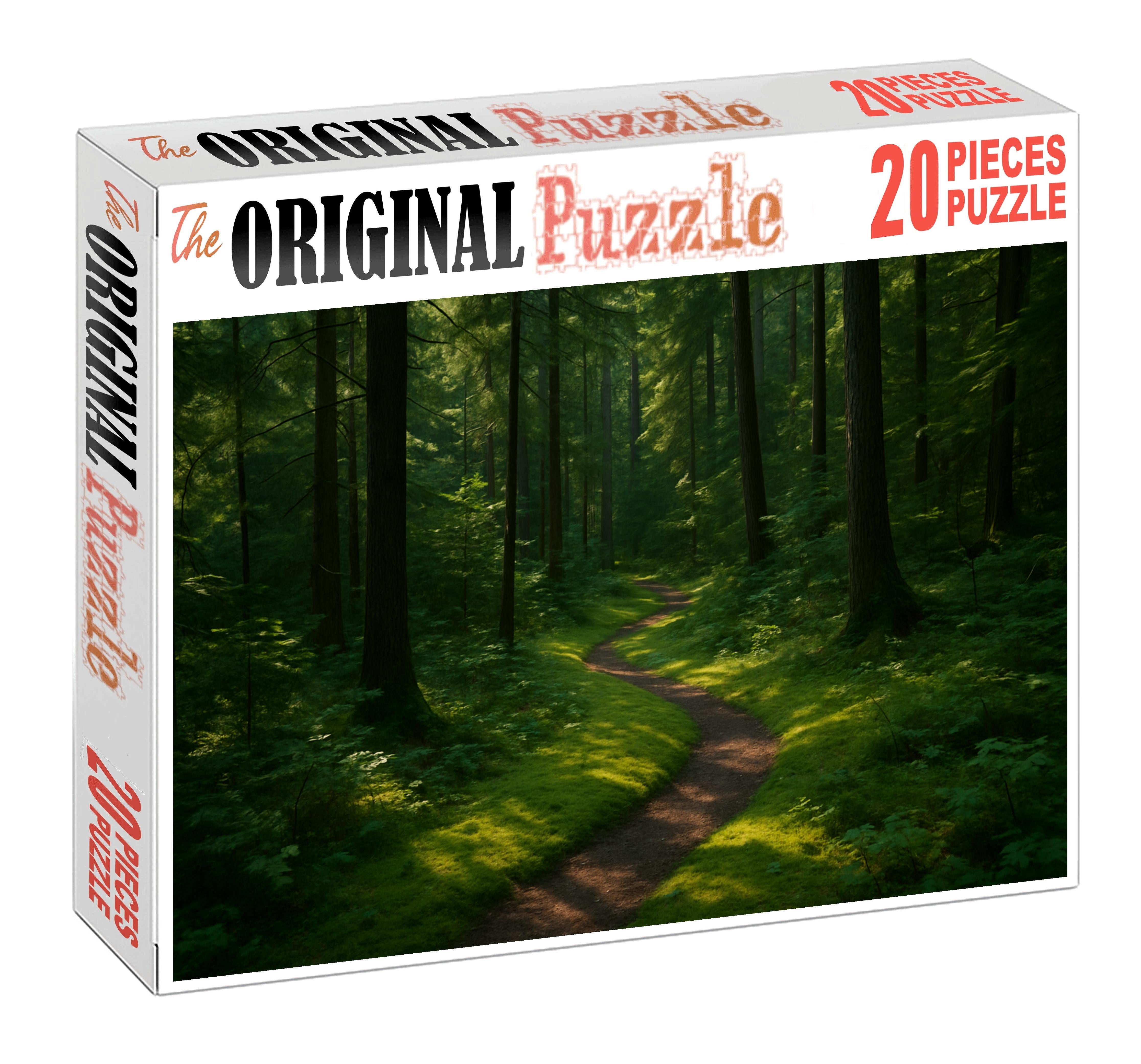 Mossy Woodland Pathway Premium Puzzle Pieces