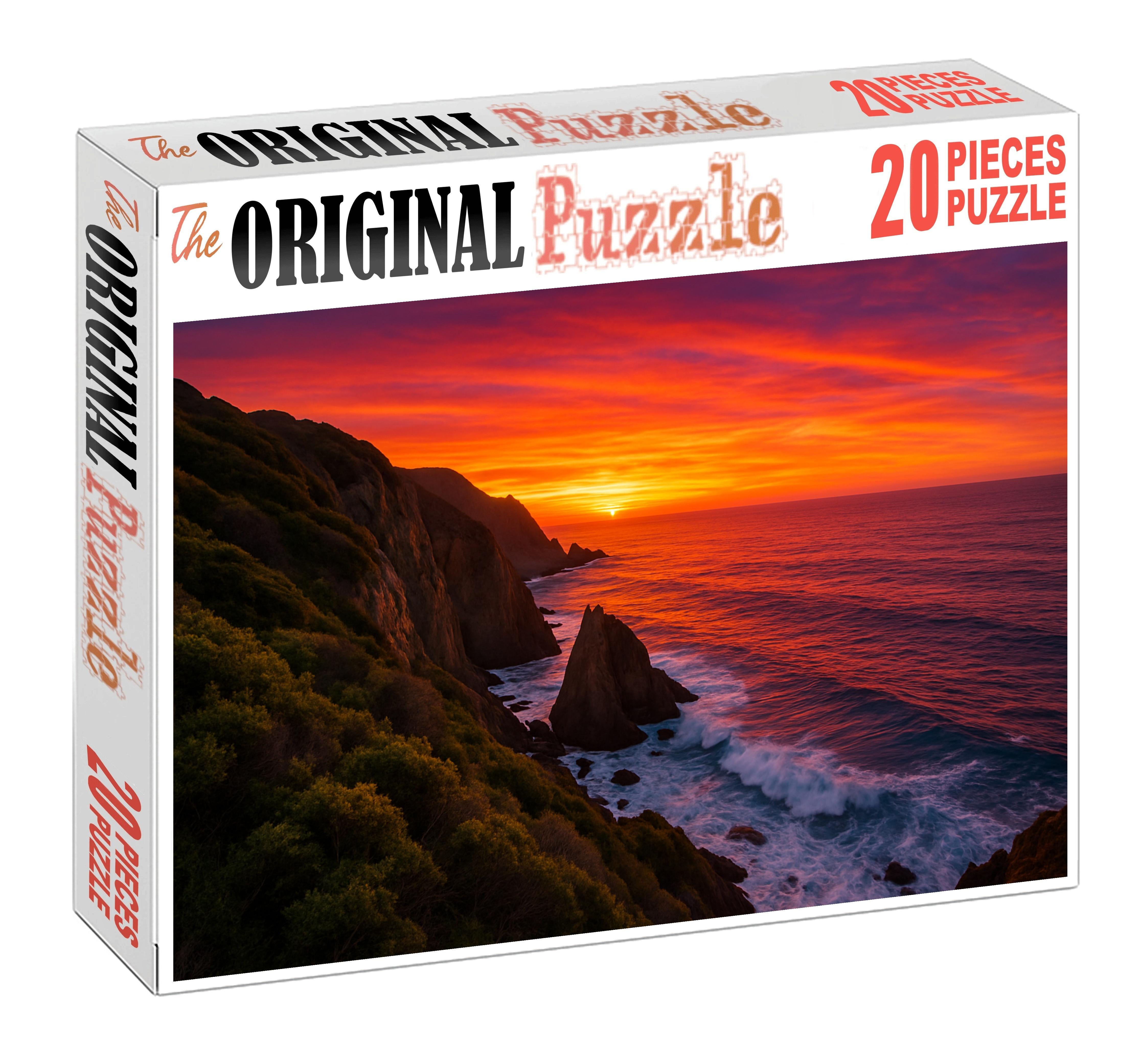 Twilight Coastal Bluff Custom Jigsaw Puzzle