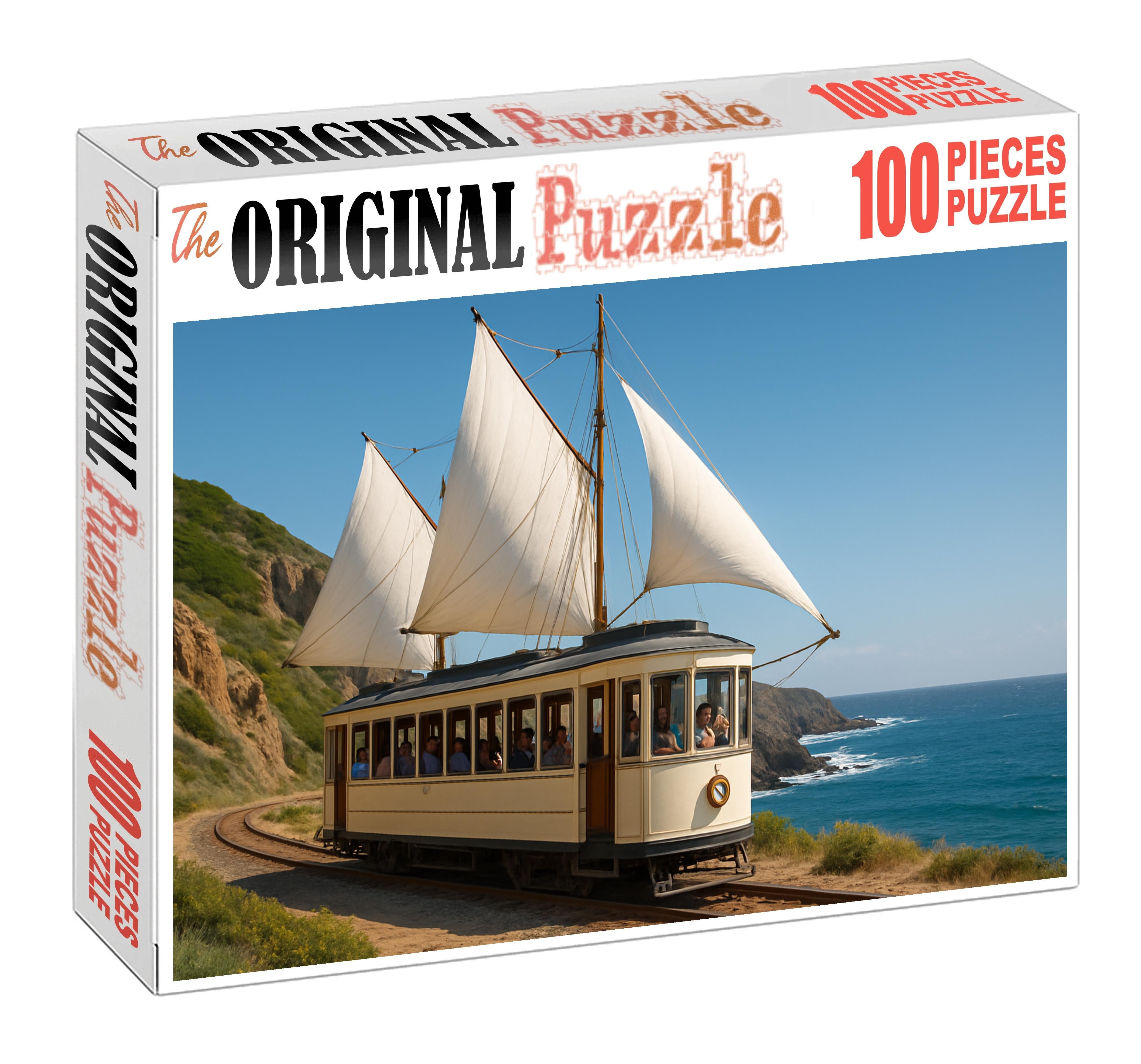 Wind-powered Coastal Sailing Tram Puzzle For Adults