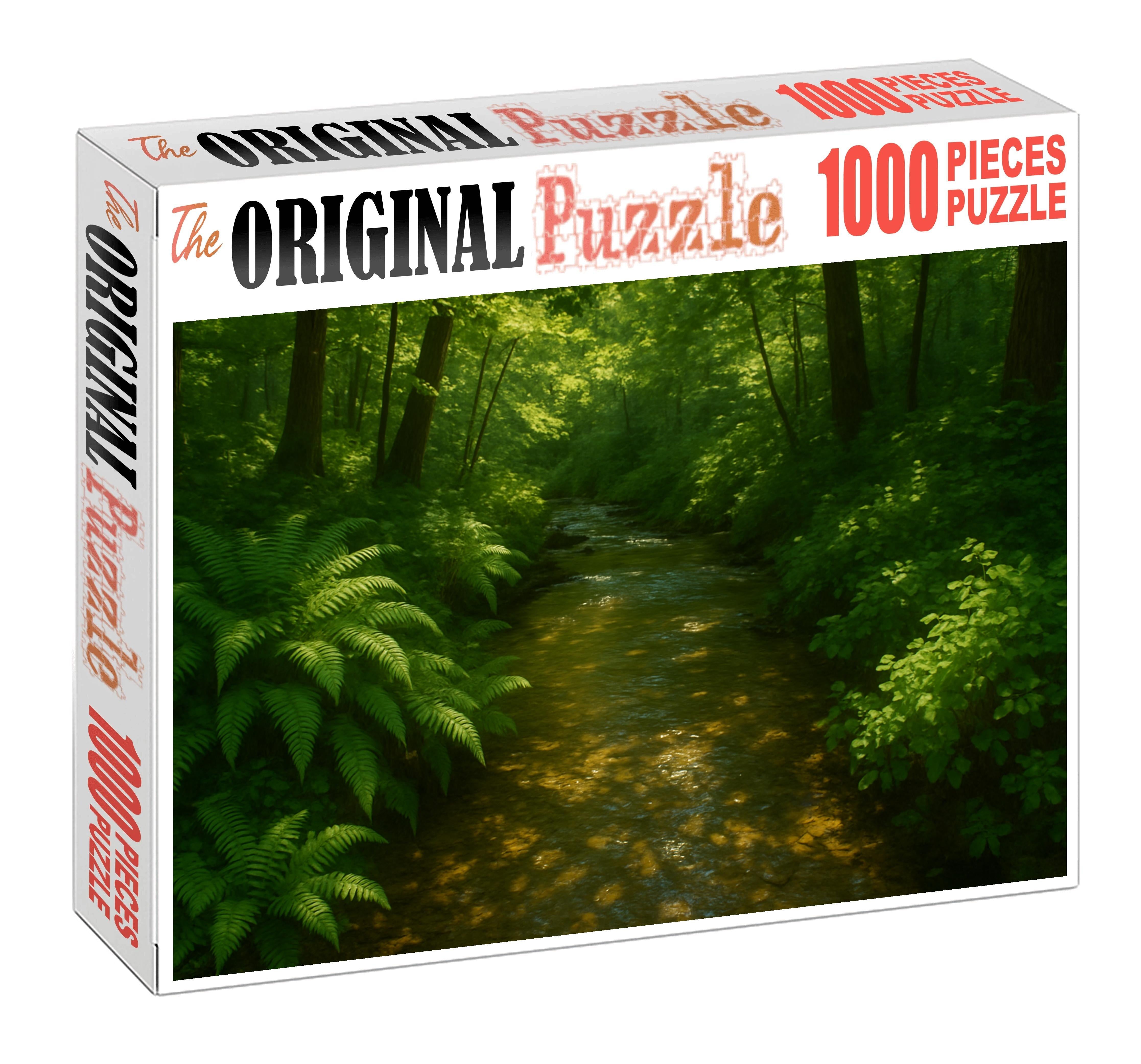 Silvery Streamside Haven Premium Puzzle Pieces
