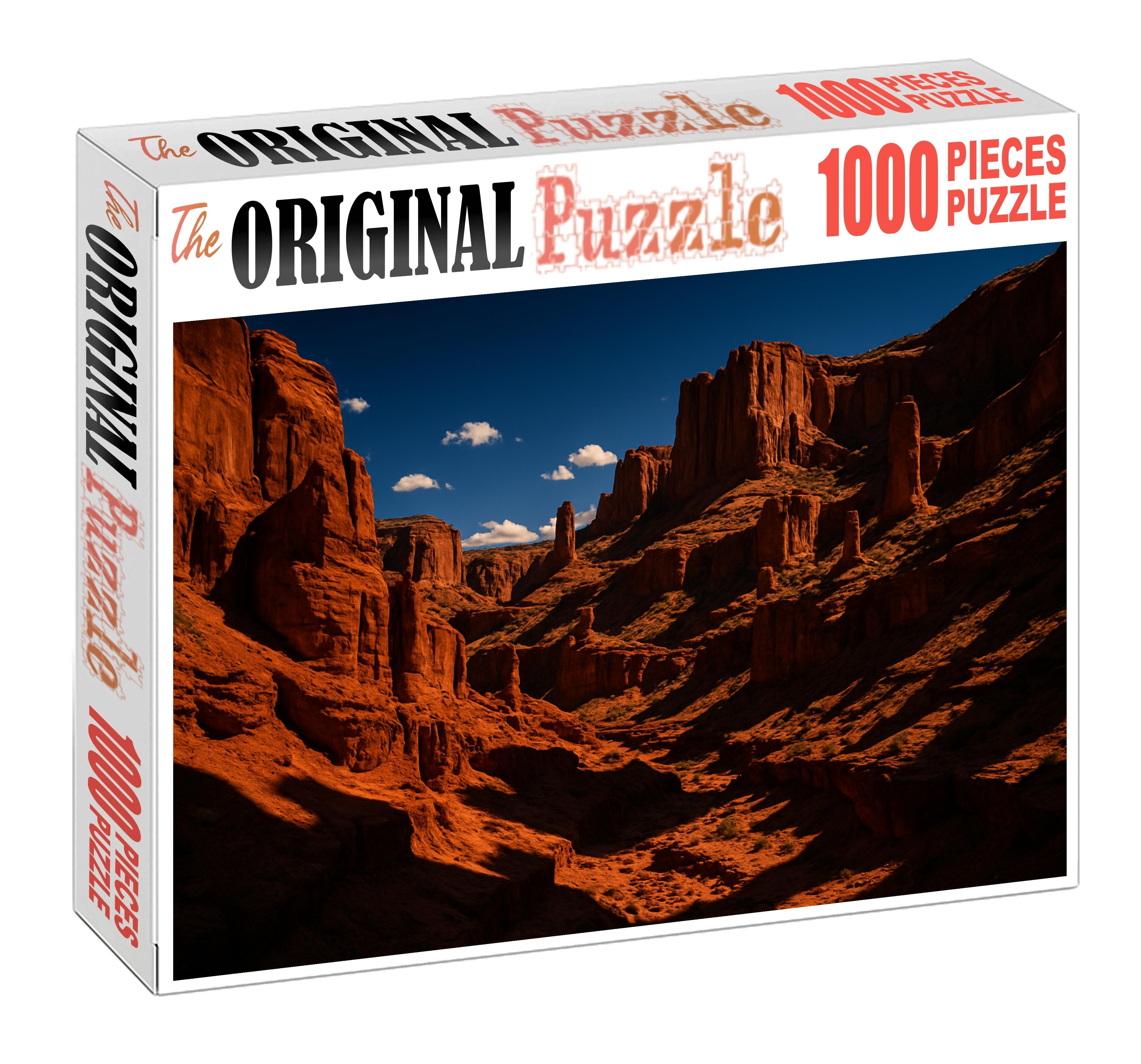 Crimson Cleft Crevasse 50 Piece Puzzle