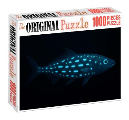 Spindle-spotted Driftfish Deep-sea Fish With Radiant Patterns Puzzle Fun