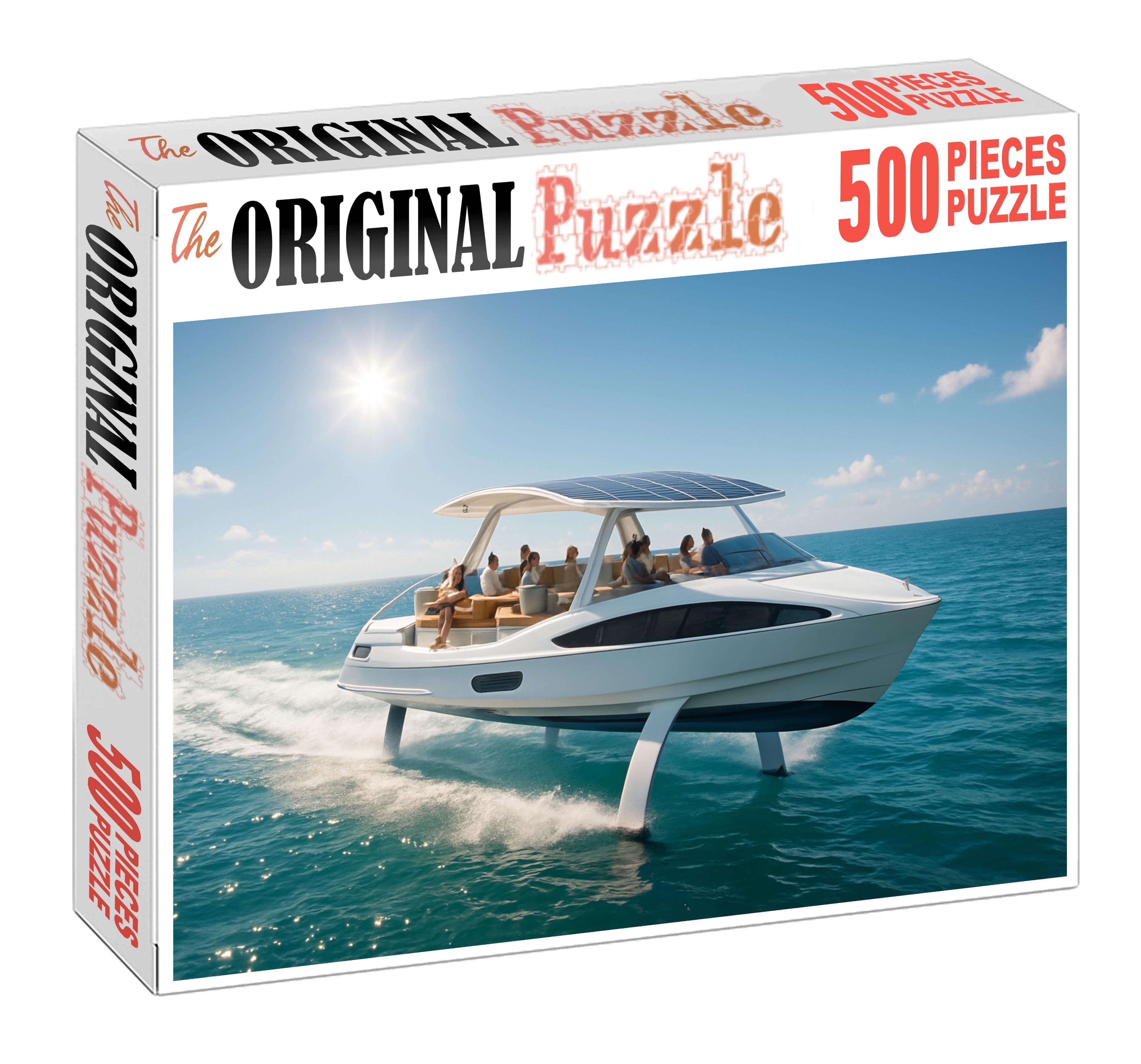 Solar Electric Hydrofoil Yacht Puzzle For Adults