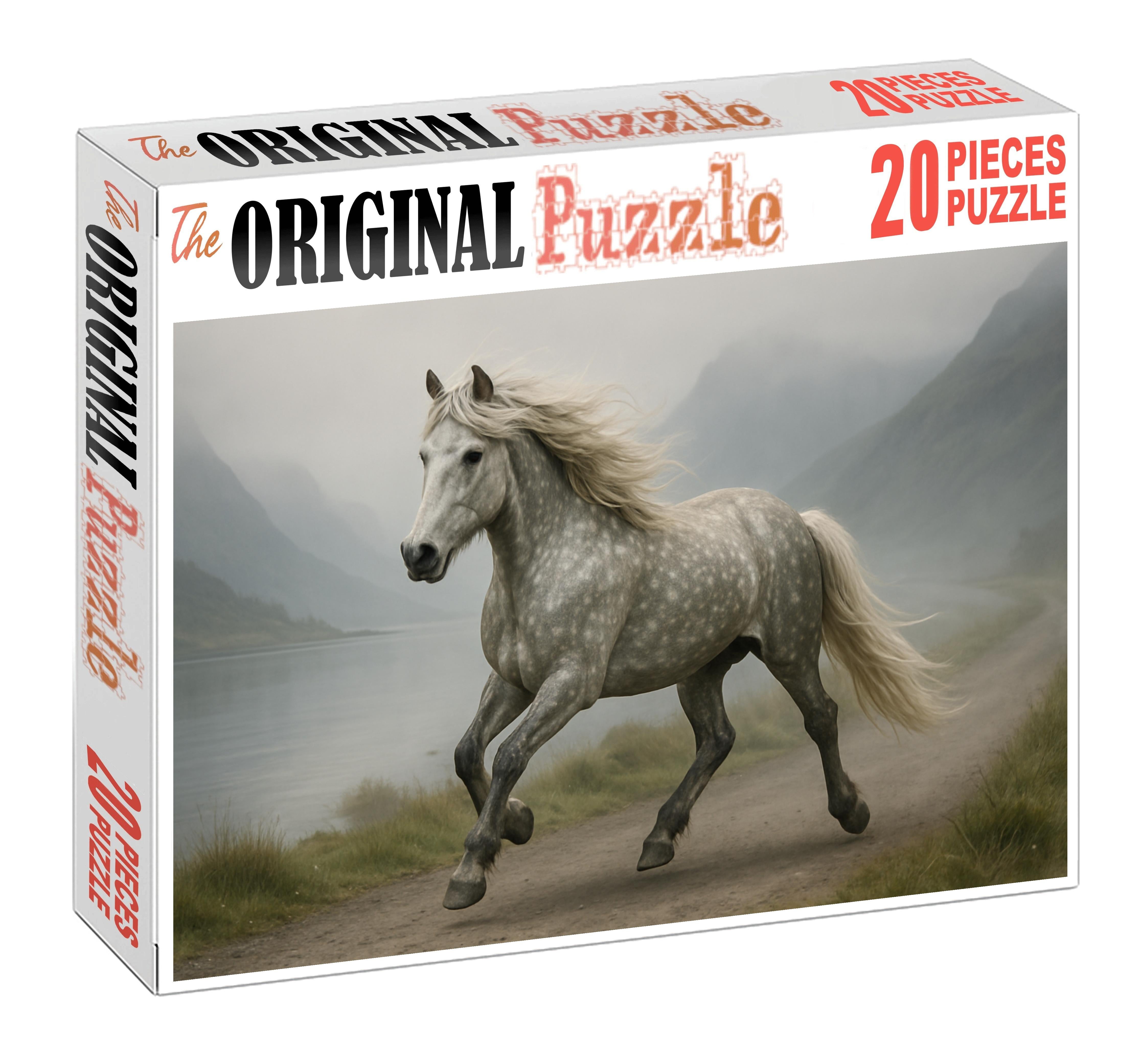 Silver Mist Icelandic Mare 1000 Piece Puzzle