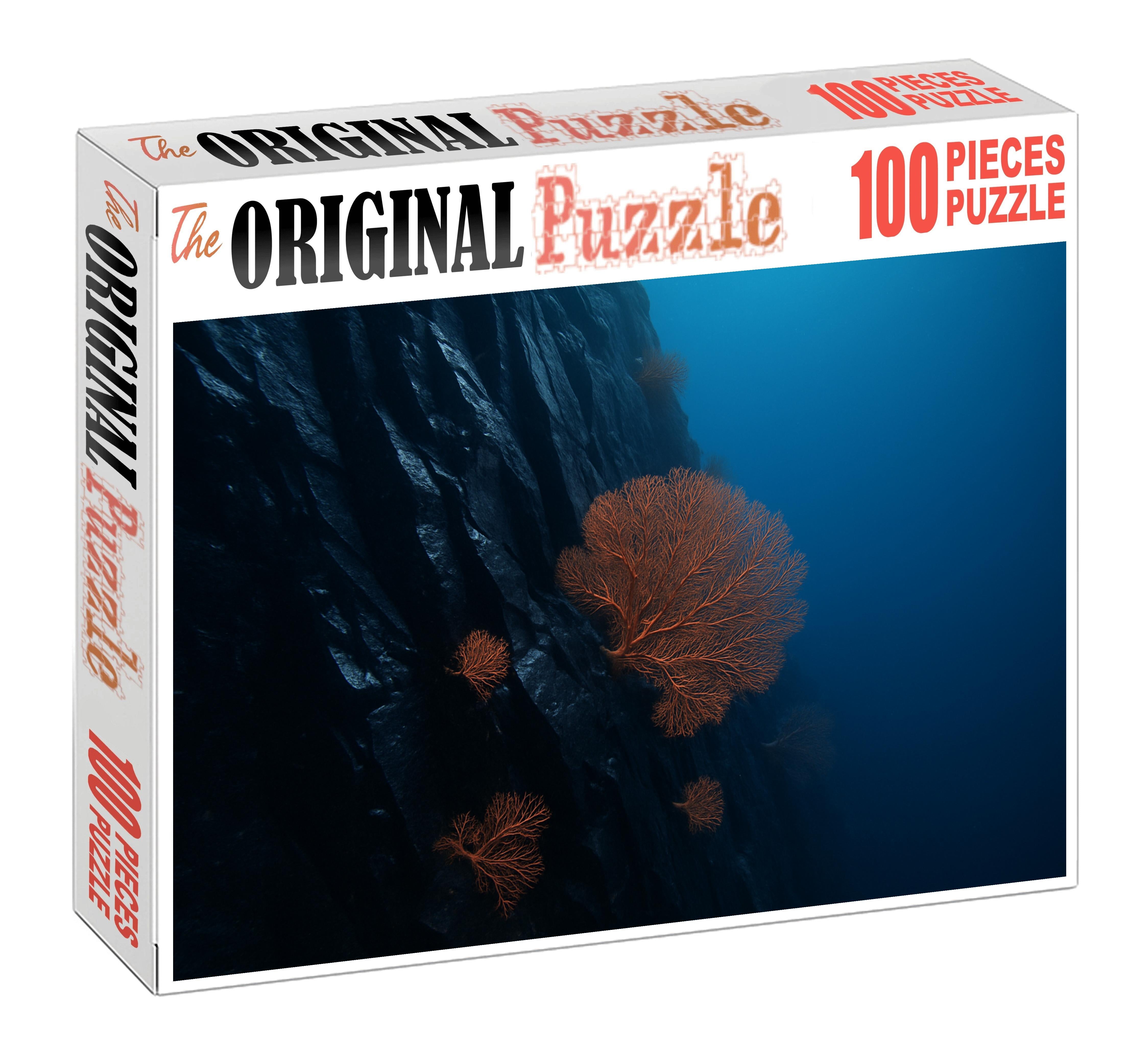 Obsidian Cliff Face Custom Jigsaw Puzzle