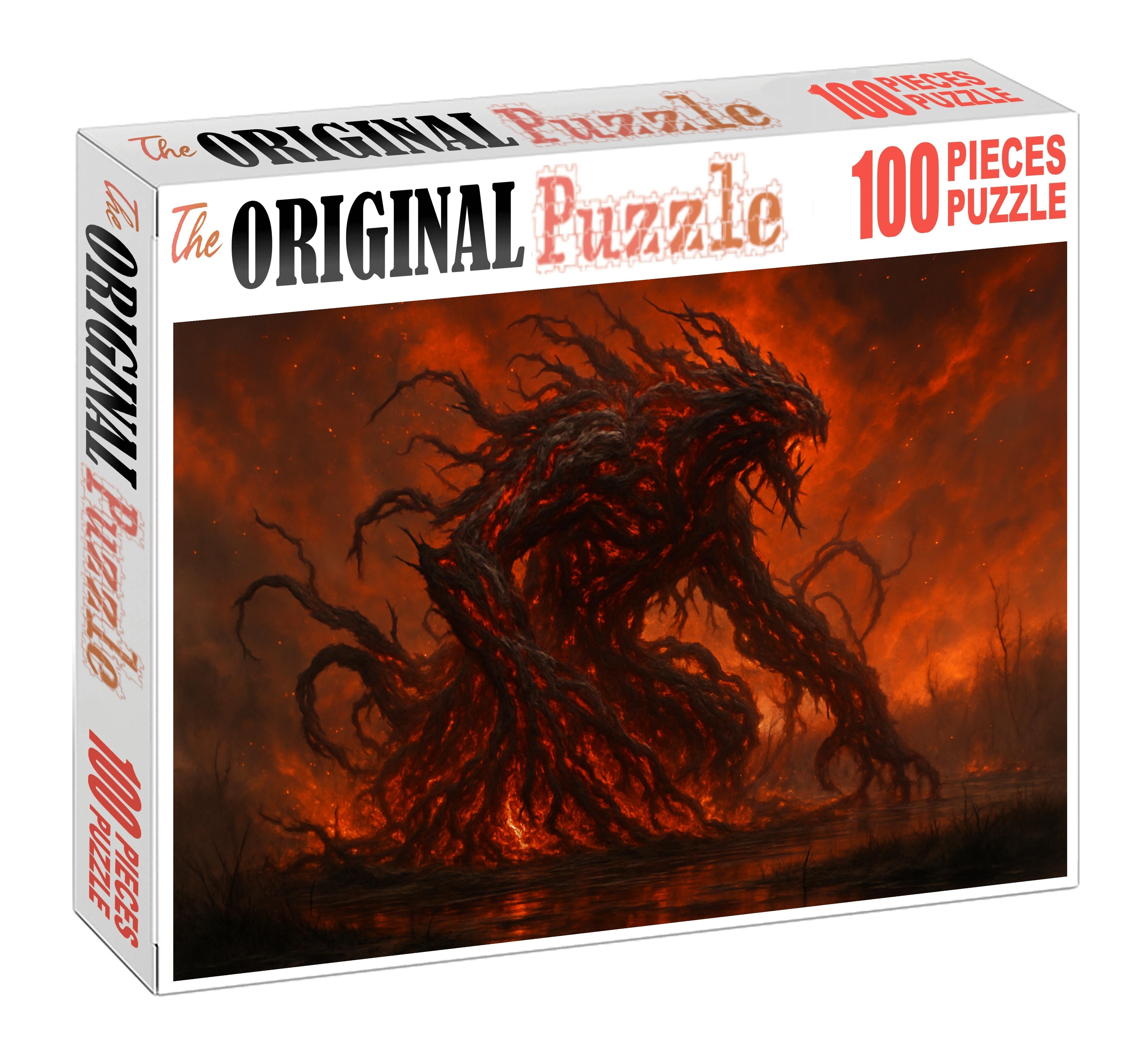 Emberroot Tanglebeast Infernal Guardian Of The Blazing Marsh Puzzle For Adults