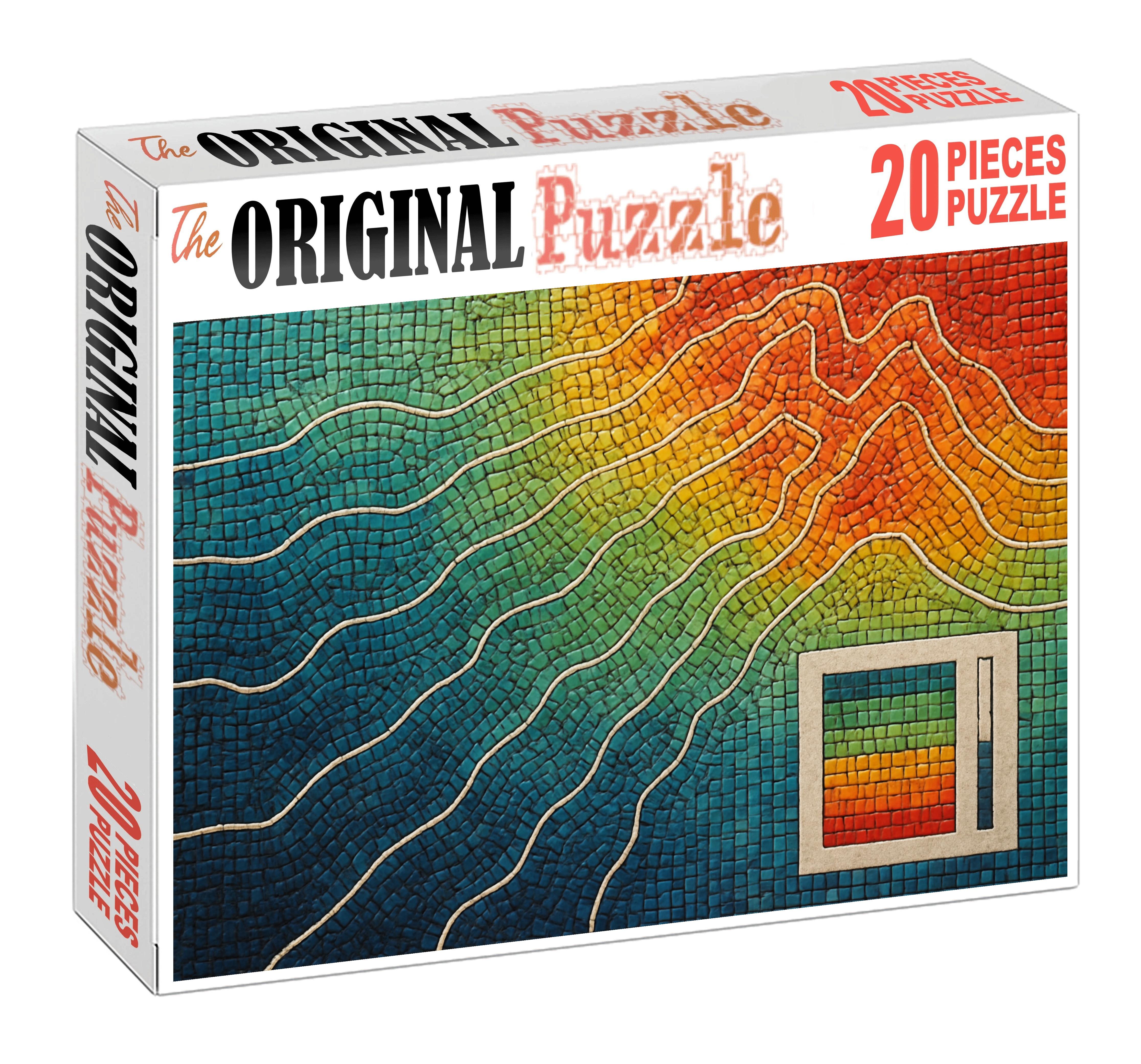 Digital Relief Mosaic 20 Piece Puzzle