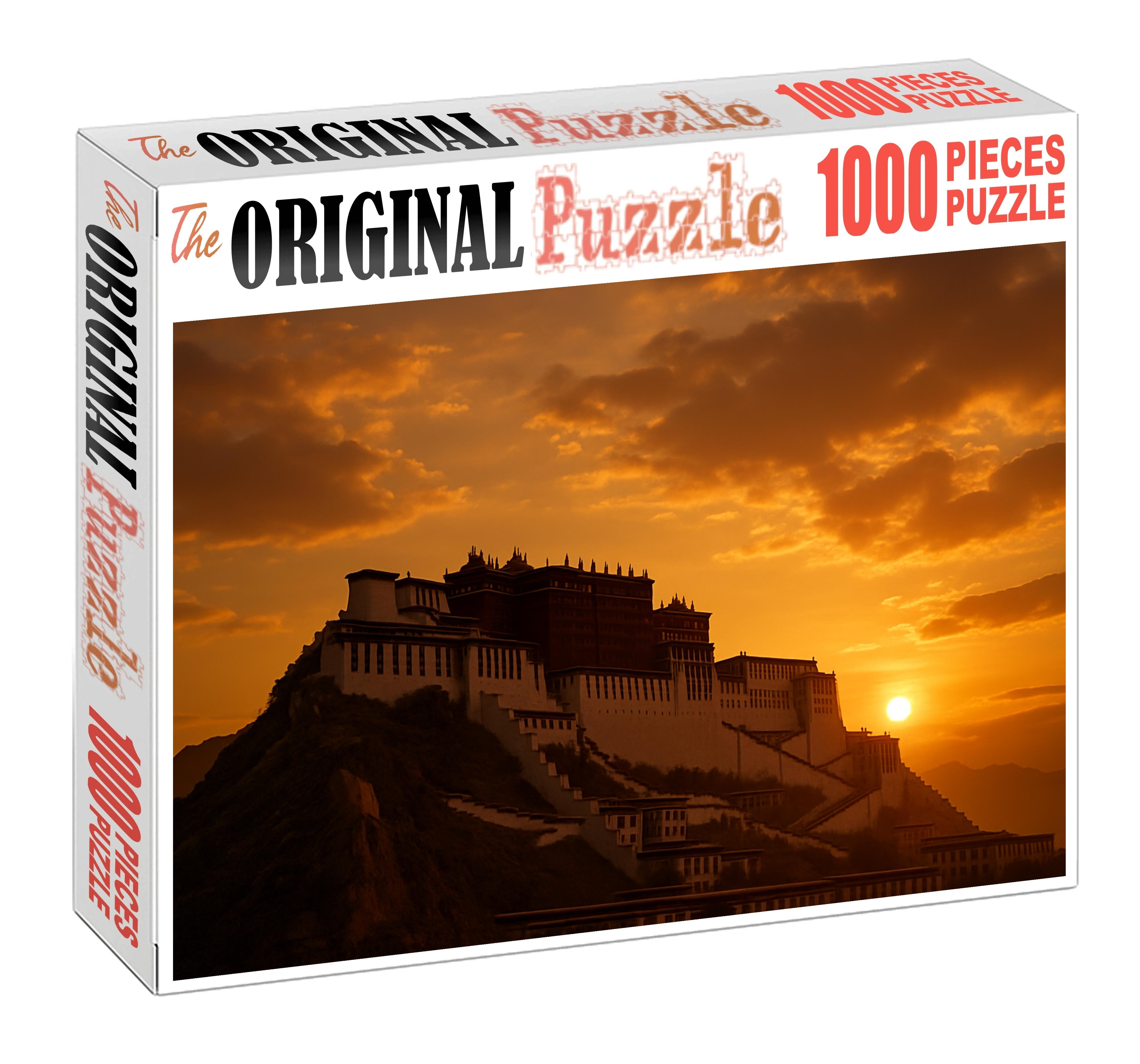 Potala Palace Perched In Lhasa Tibet China Recognized By 7320 Worldwide As A Spiritual And Historical Fortress Unique Puzzle Design