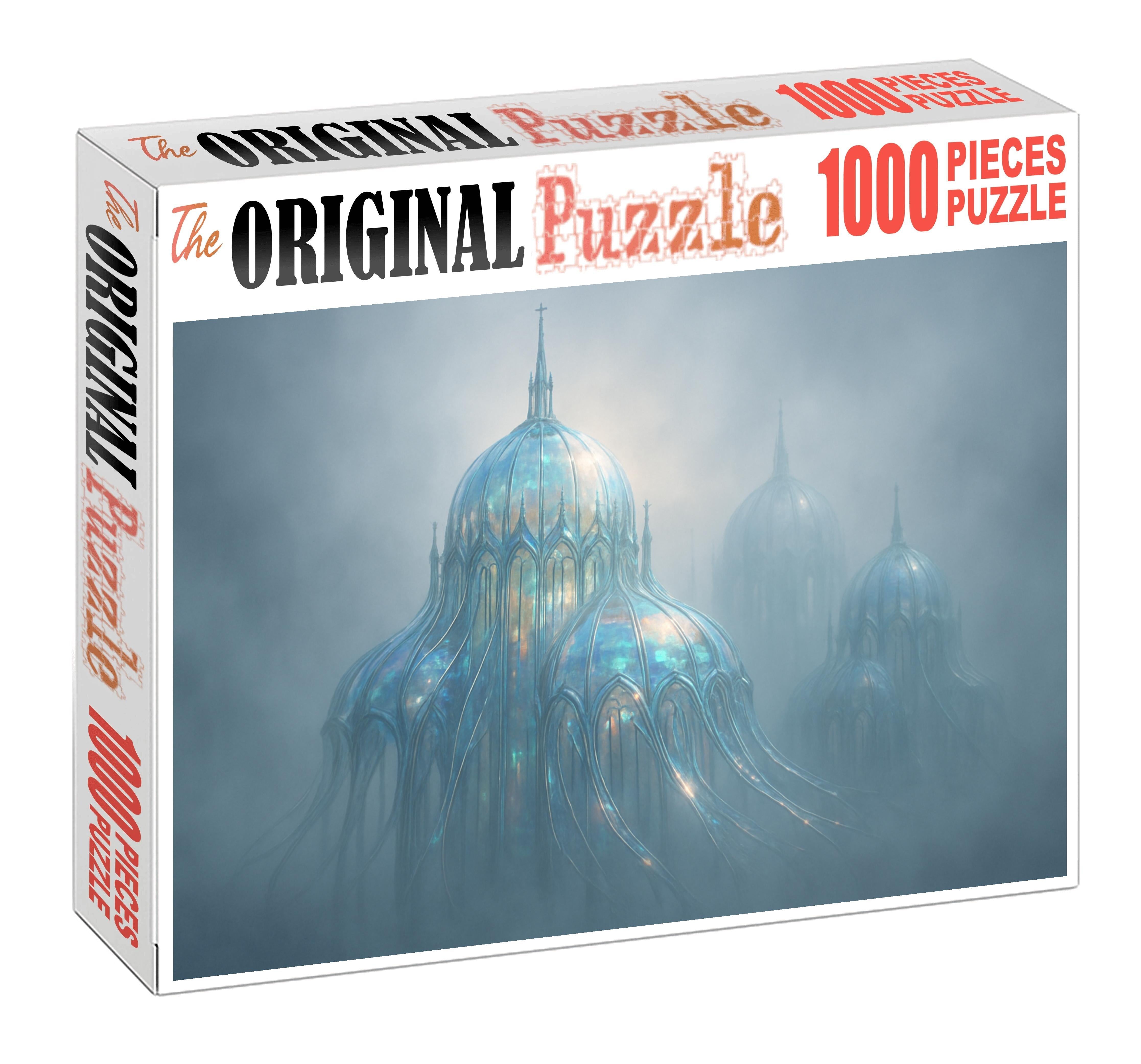 Glass Jellyfish Cathedral 500 Piece Puzzle