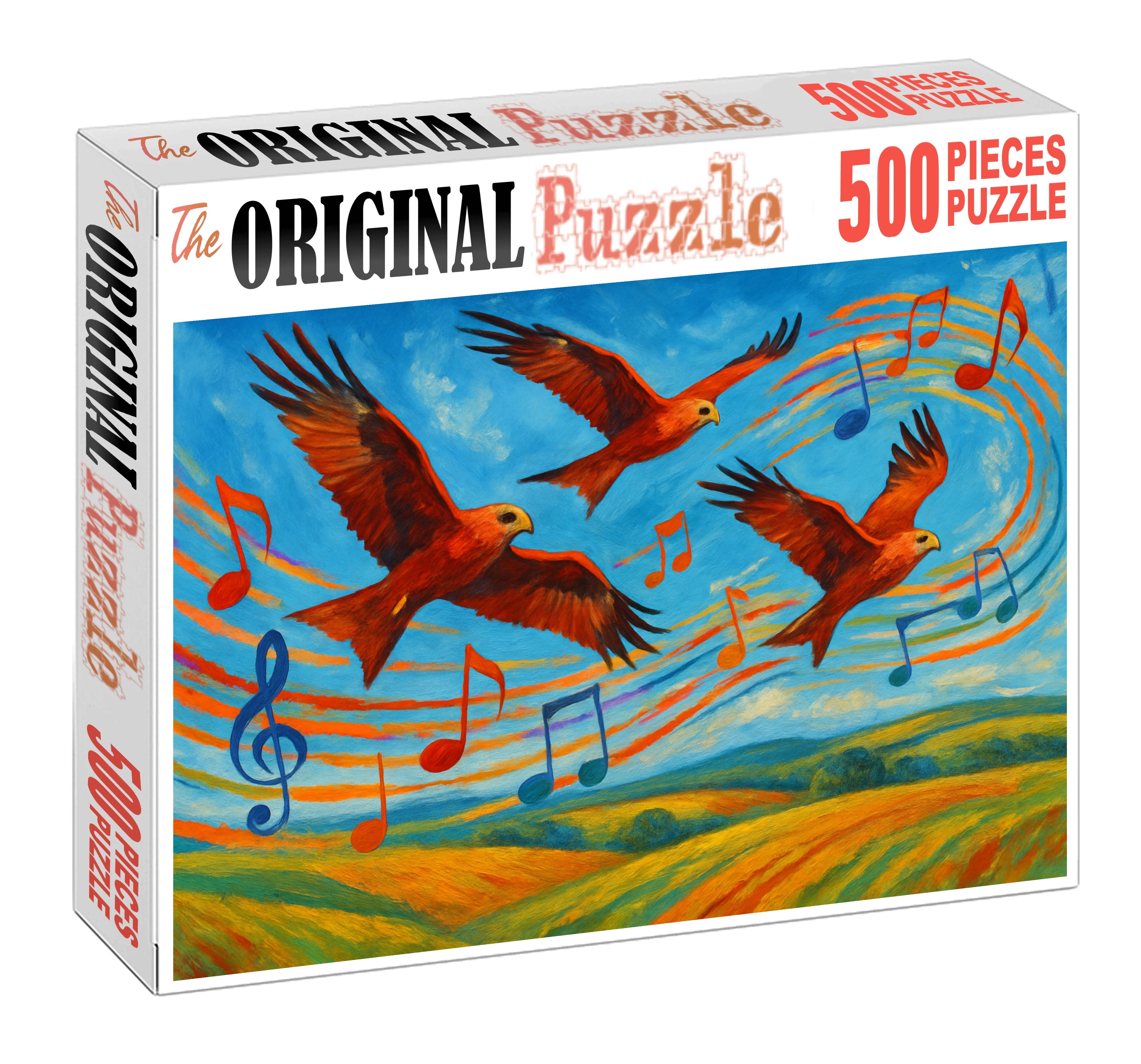 Crimson Kite Cloud Voyage 500 Piece Puzzle