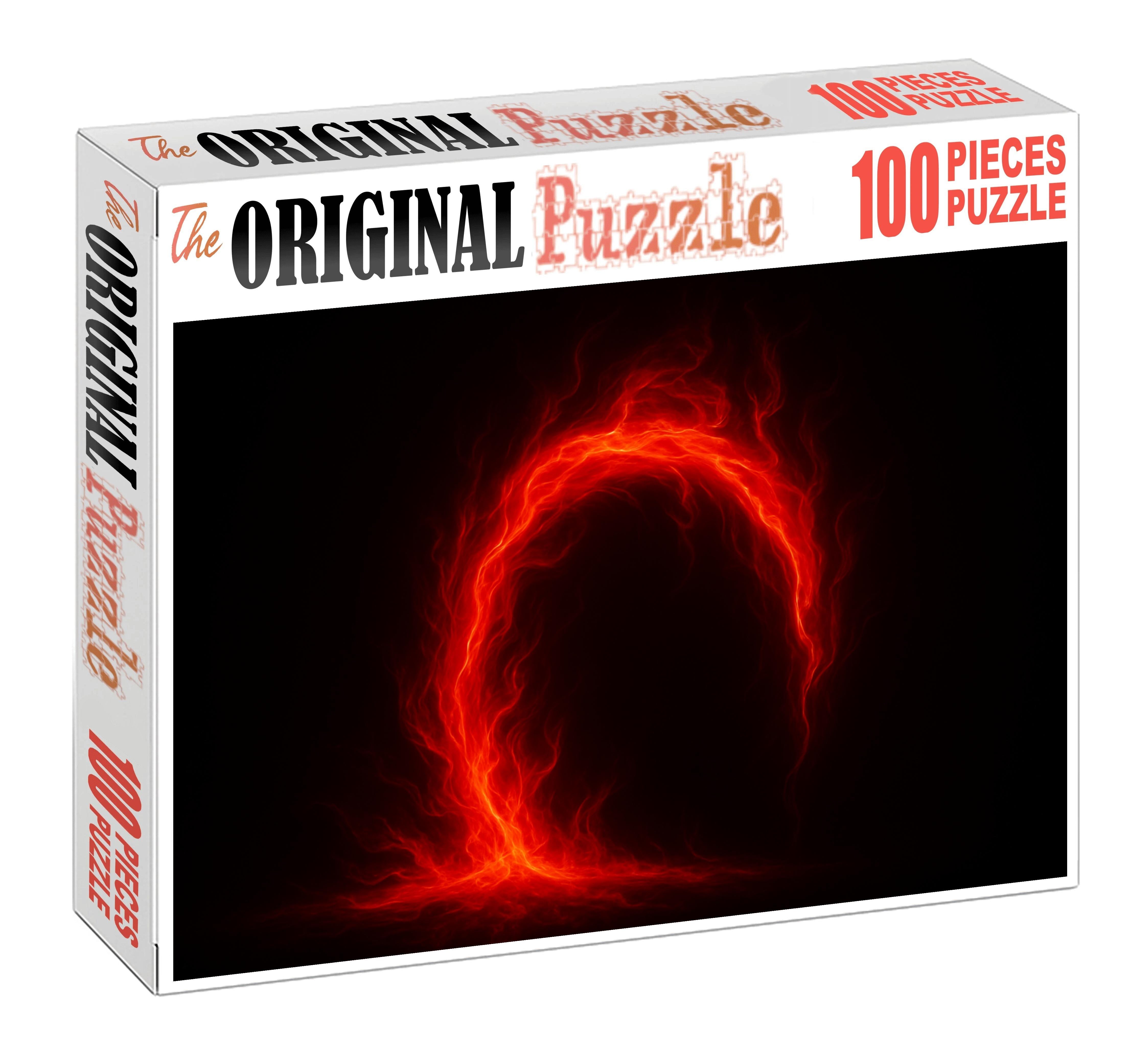 Crimson Superheated Plume Custom Jigsaw Puzzle
