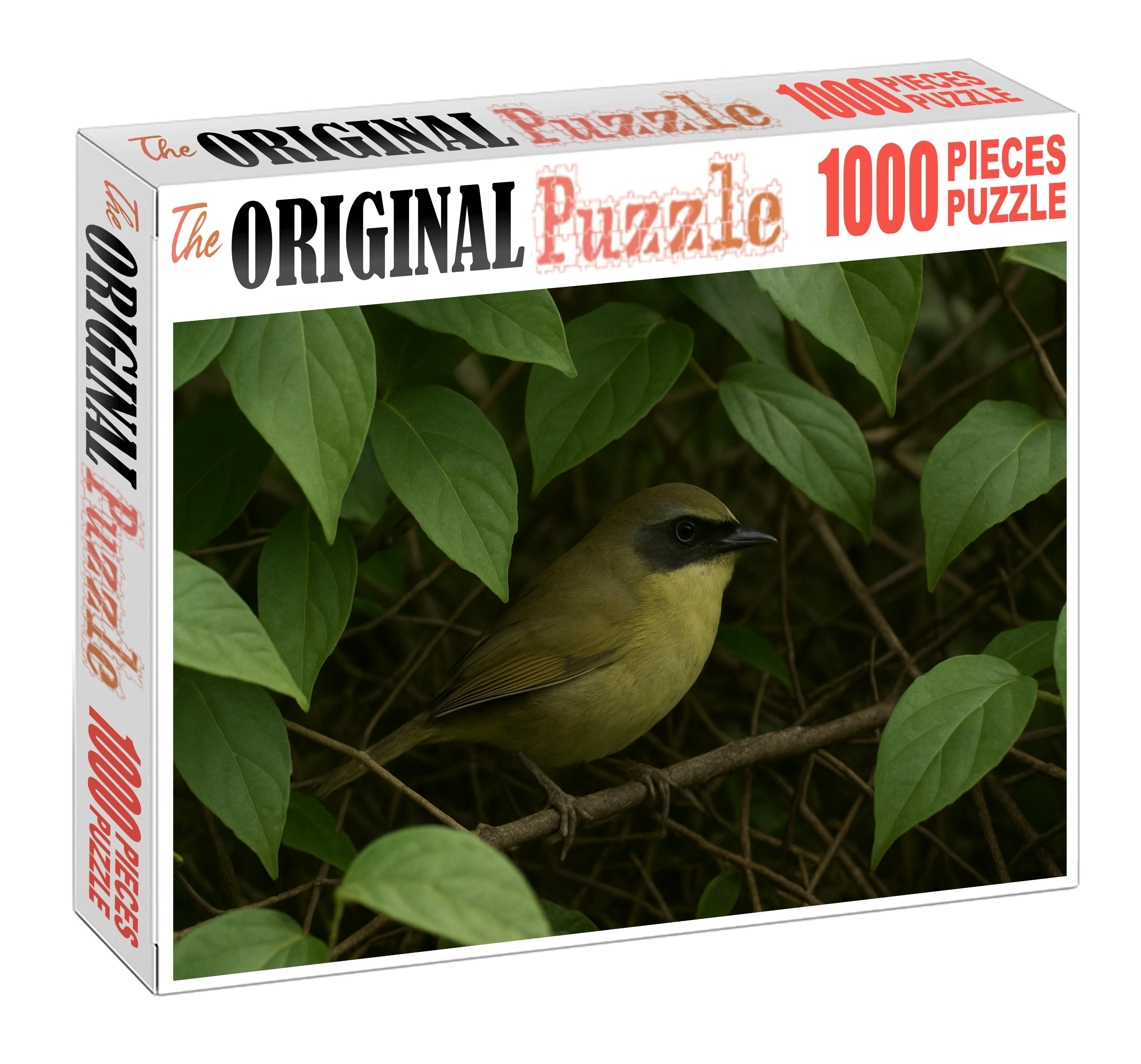 Mourning Warbler Subtle Song In Dense Understory 300 Piece Puzzle