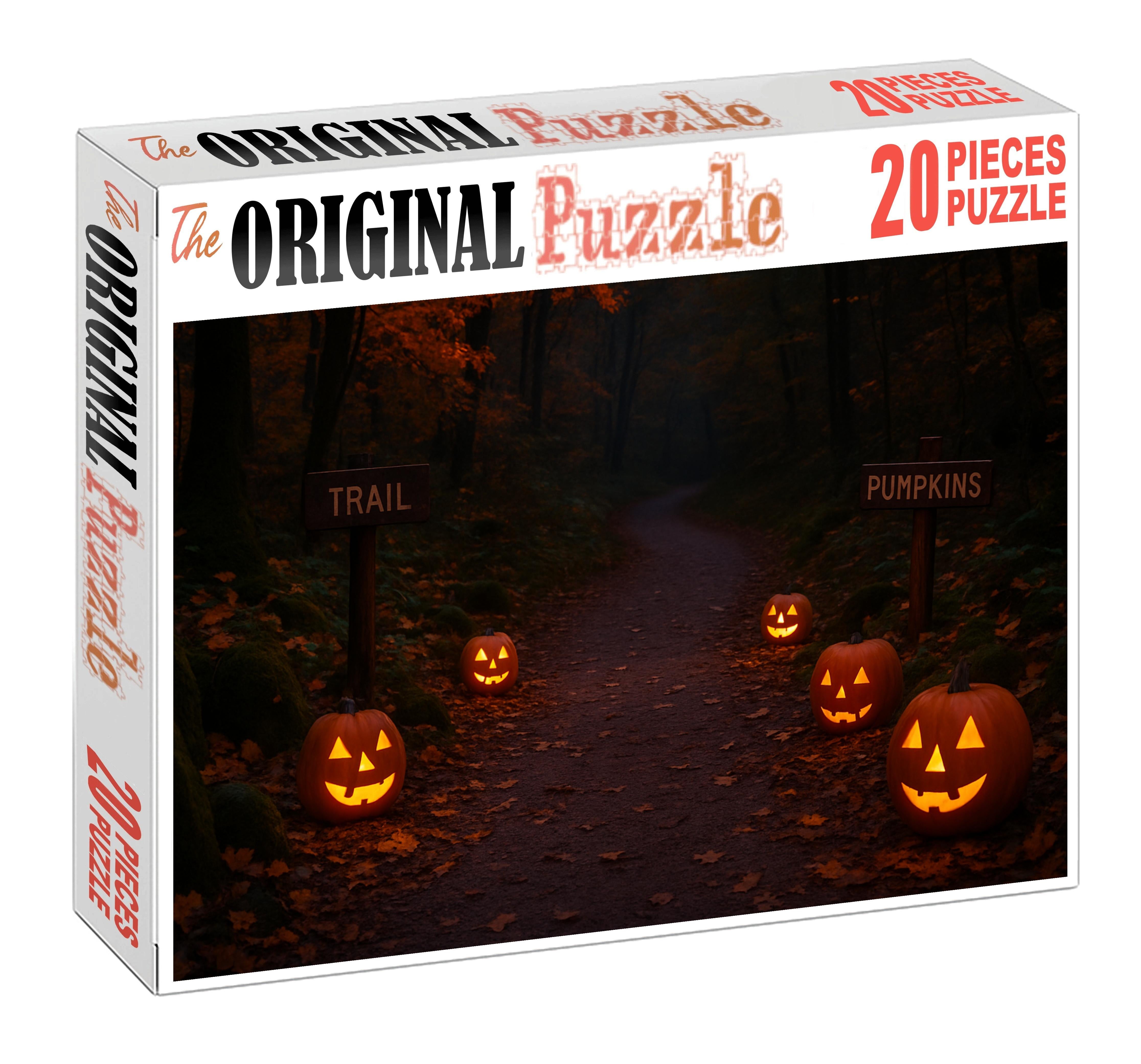 Twilight Pumpkin Lantern Trail 1000 Piece Puzzle