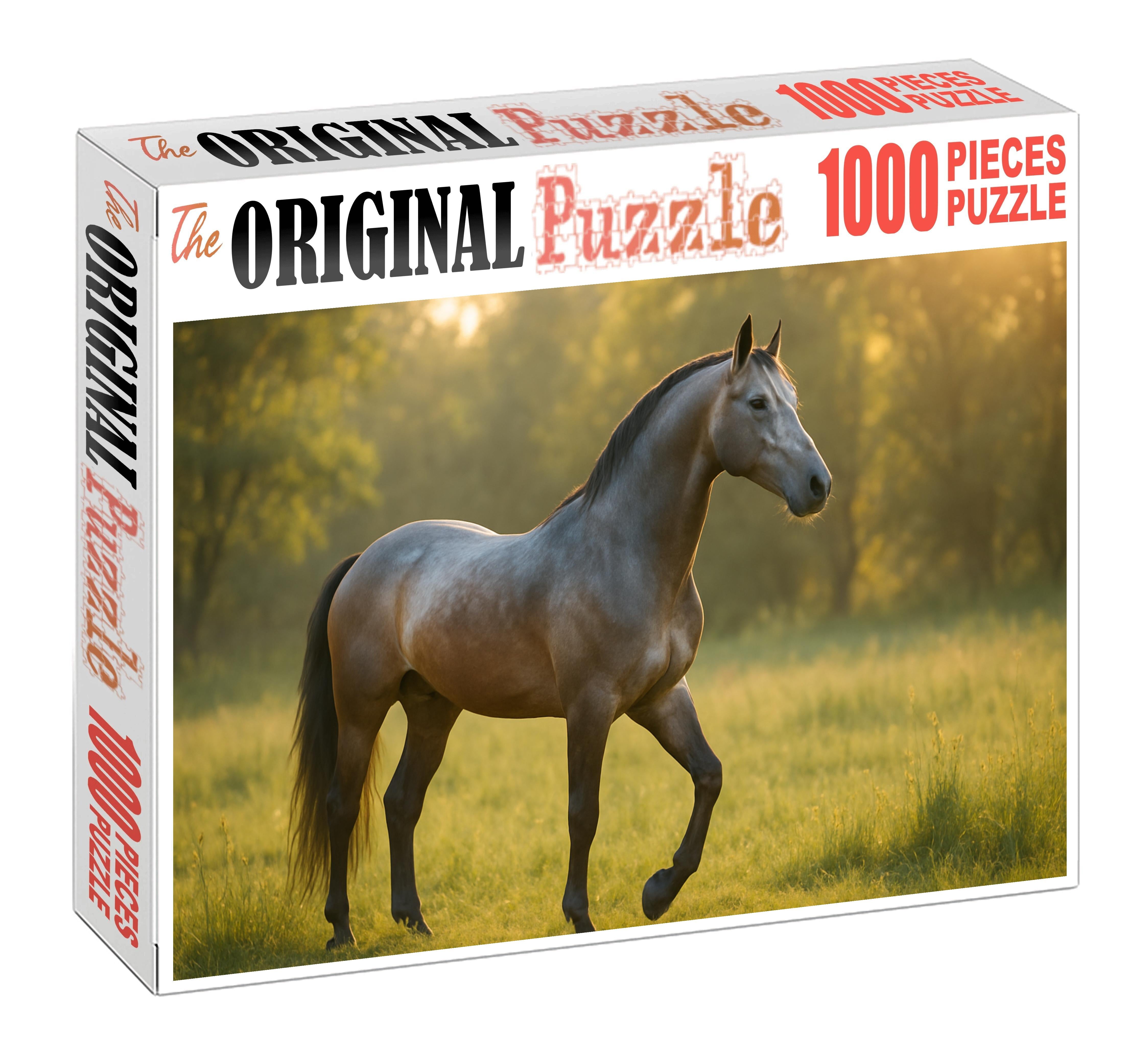 Silver Dusk Morgan Stallion Challenging Puzzles