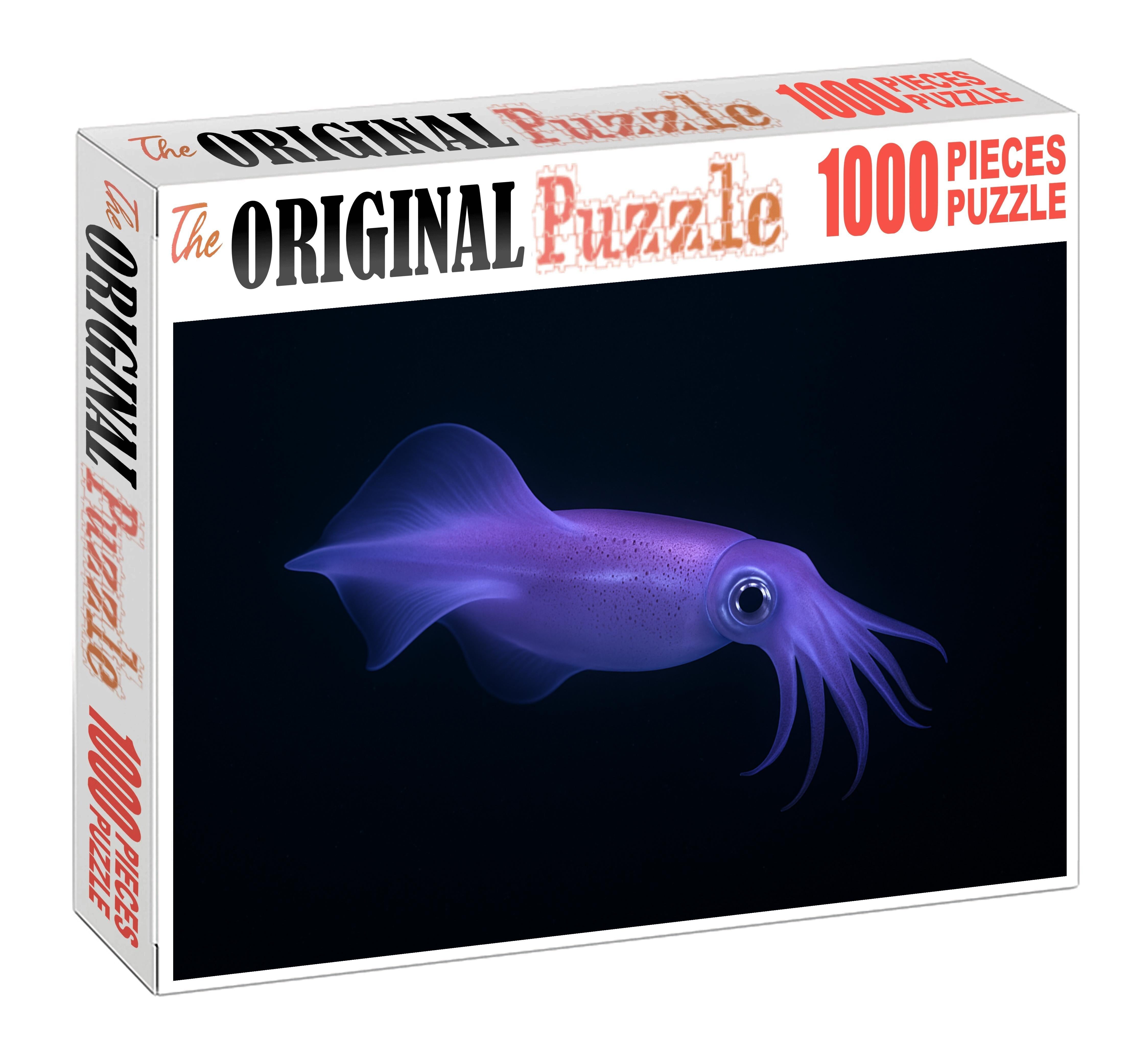 Violet Ribbon Squid Elusive Deep-sea Acrobat 200 Piece Puzzle