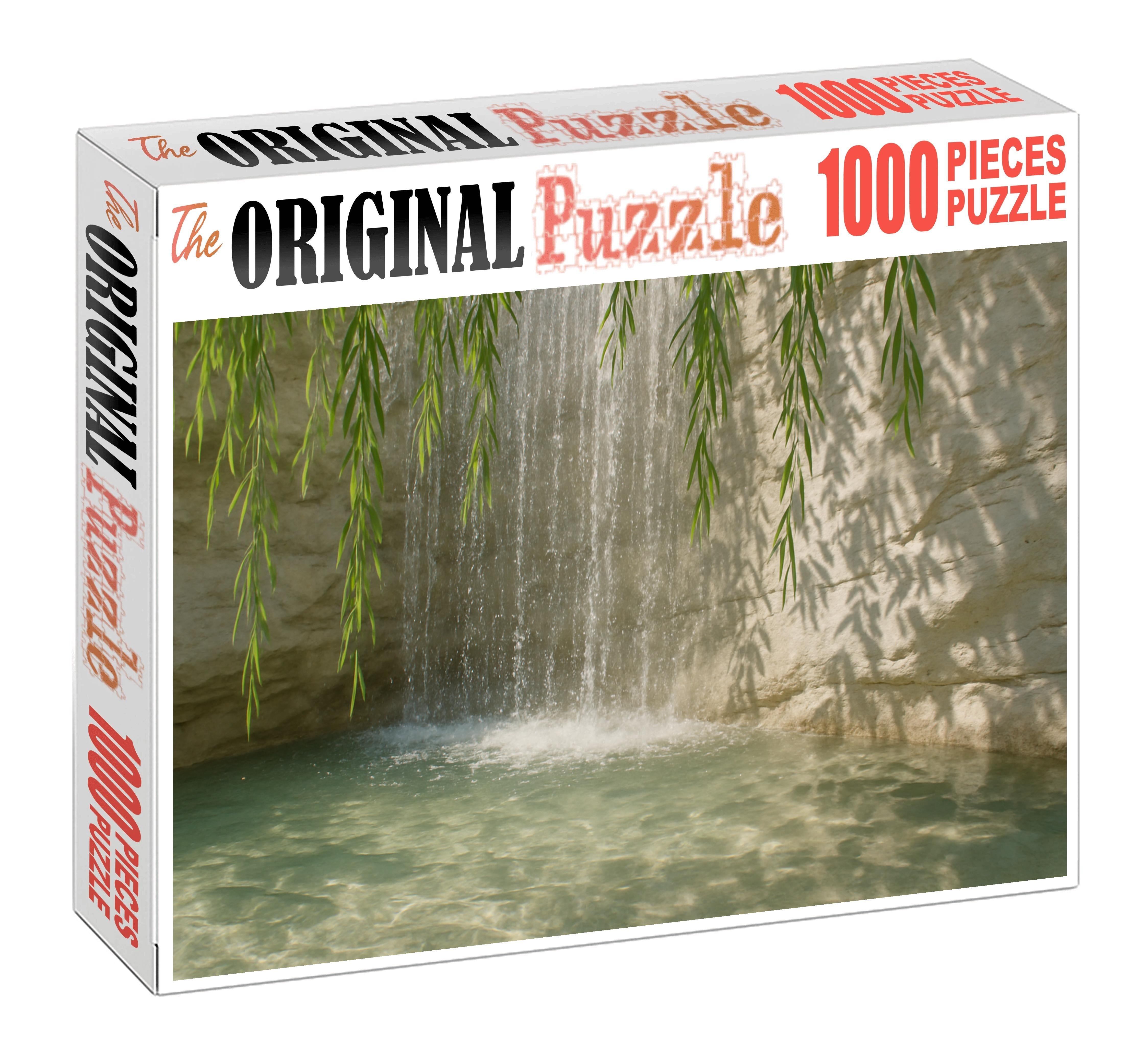Whispering Willow Curtain Large Format Puzzle