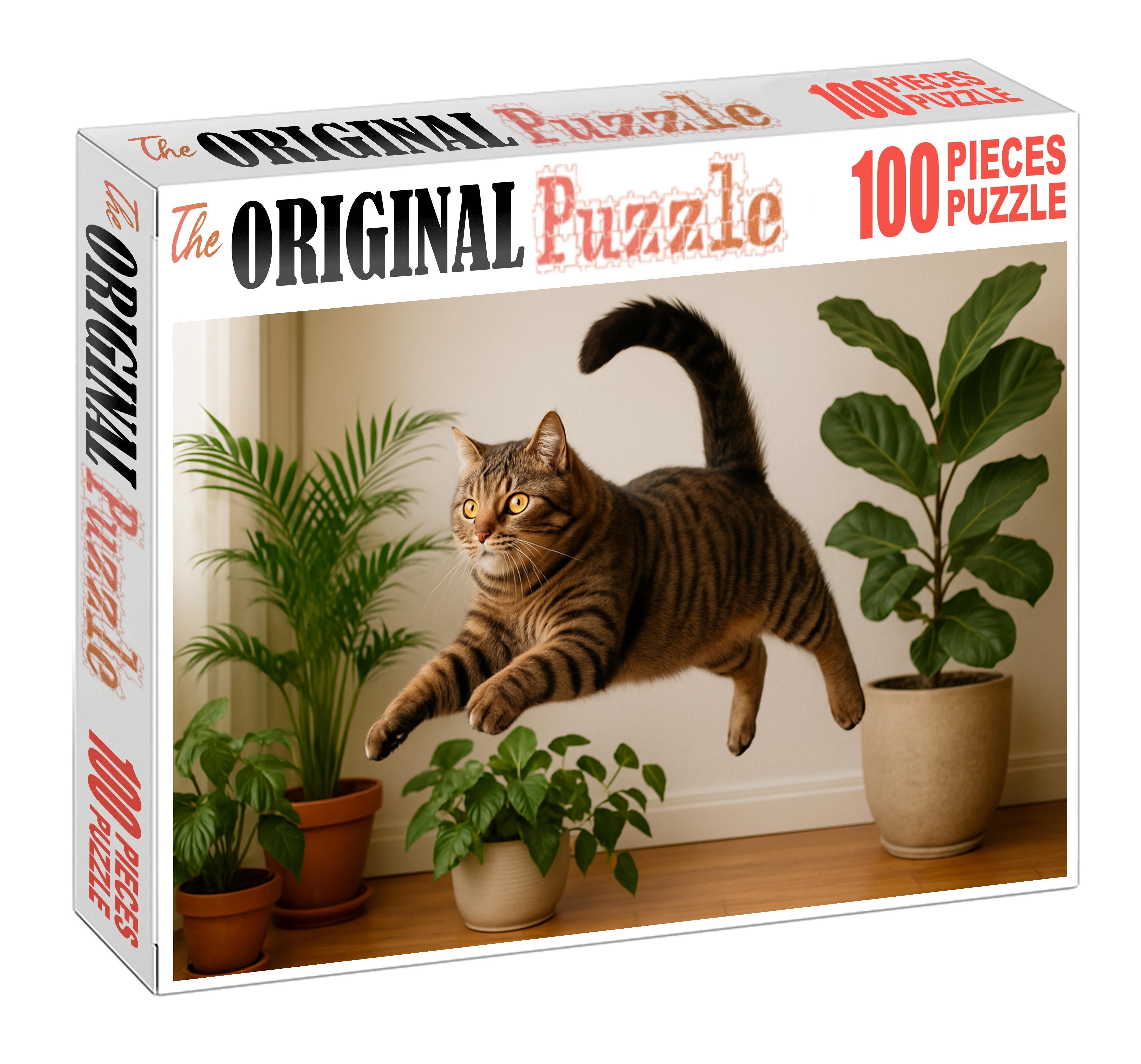 Bronze Ember Rich Brown Tabby With Spirited Energy 1000 Piece Puzzle