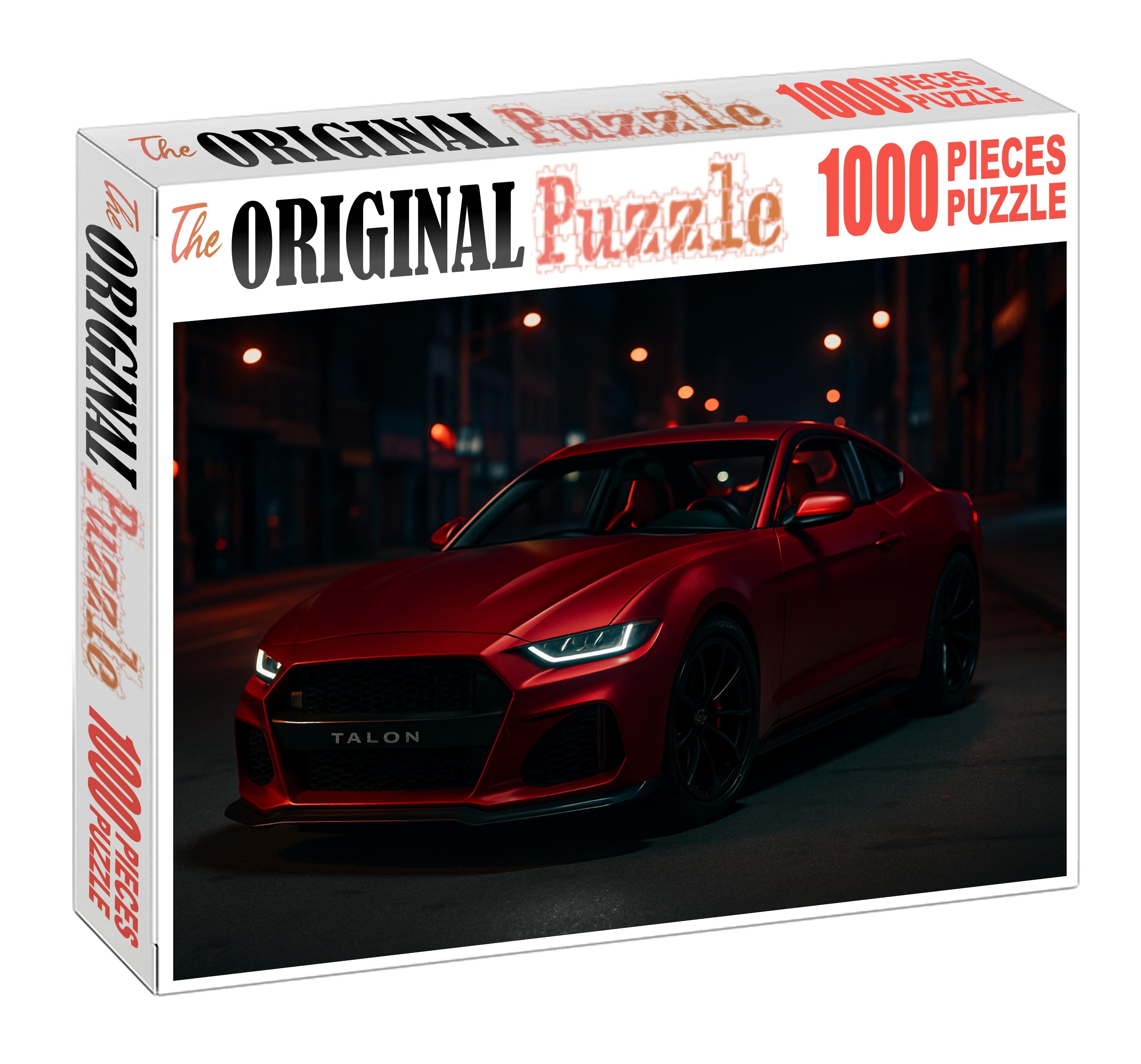 Crimson Talon Gt V8-powered Midnight Street Predator Puzzle For Kids