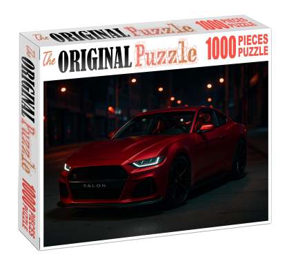 Crimson Talon Gt V8-powered Midnight Street Predator Puzzle For Kids