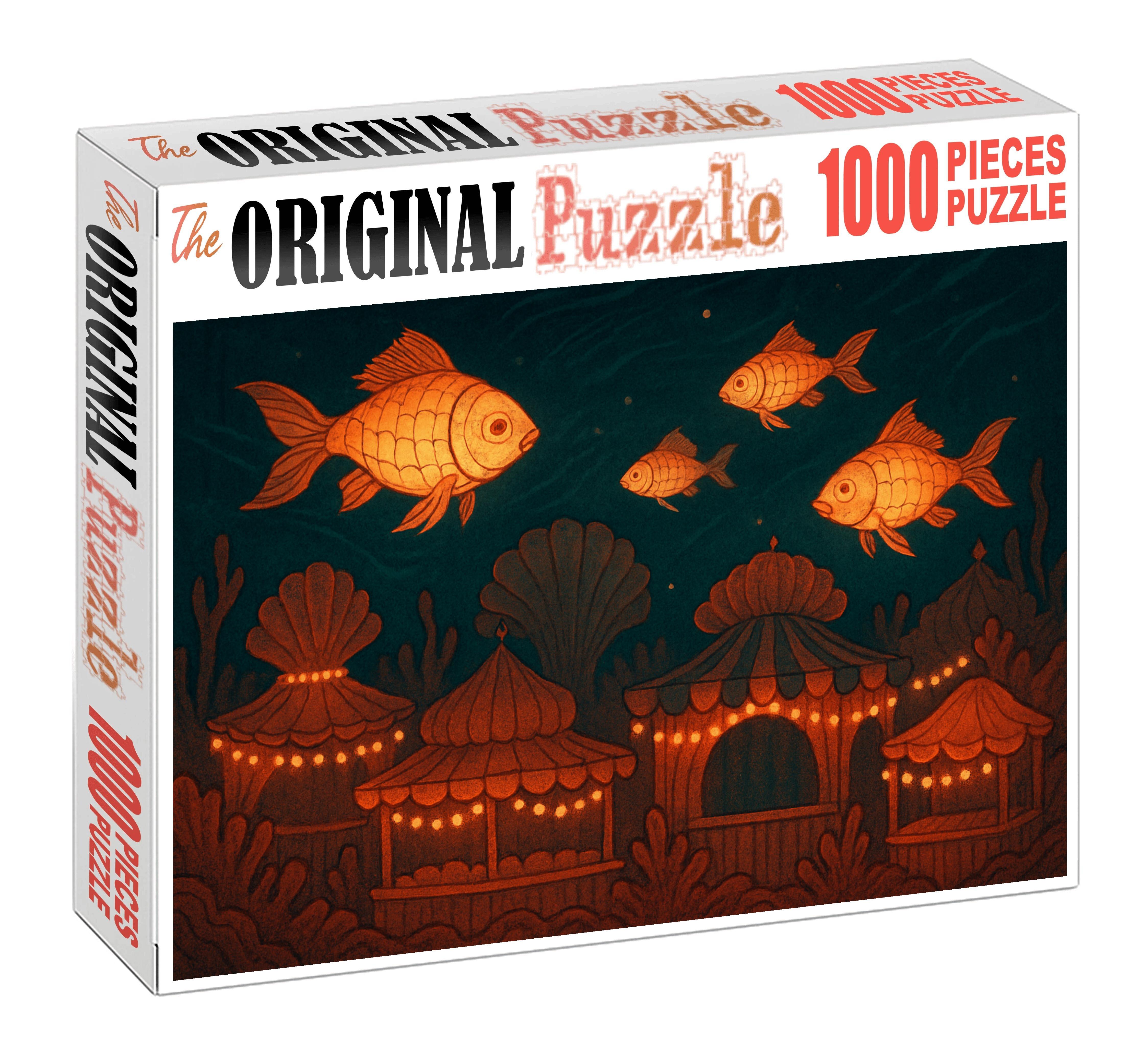 Lantern Fish Carnival 500 Piece Puzzle