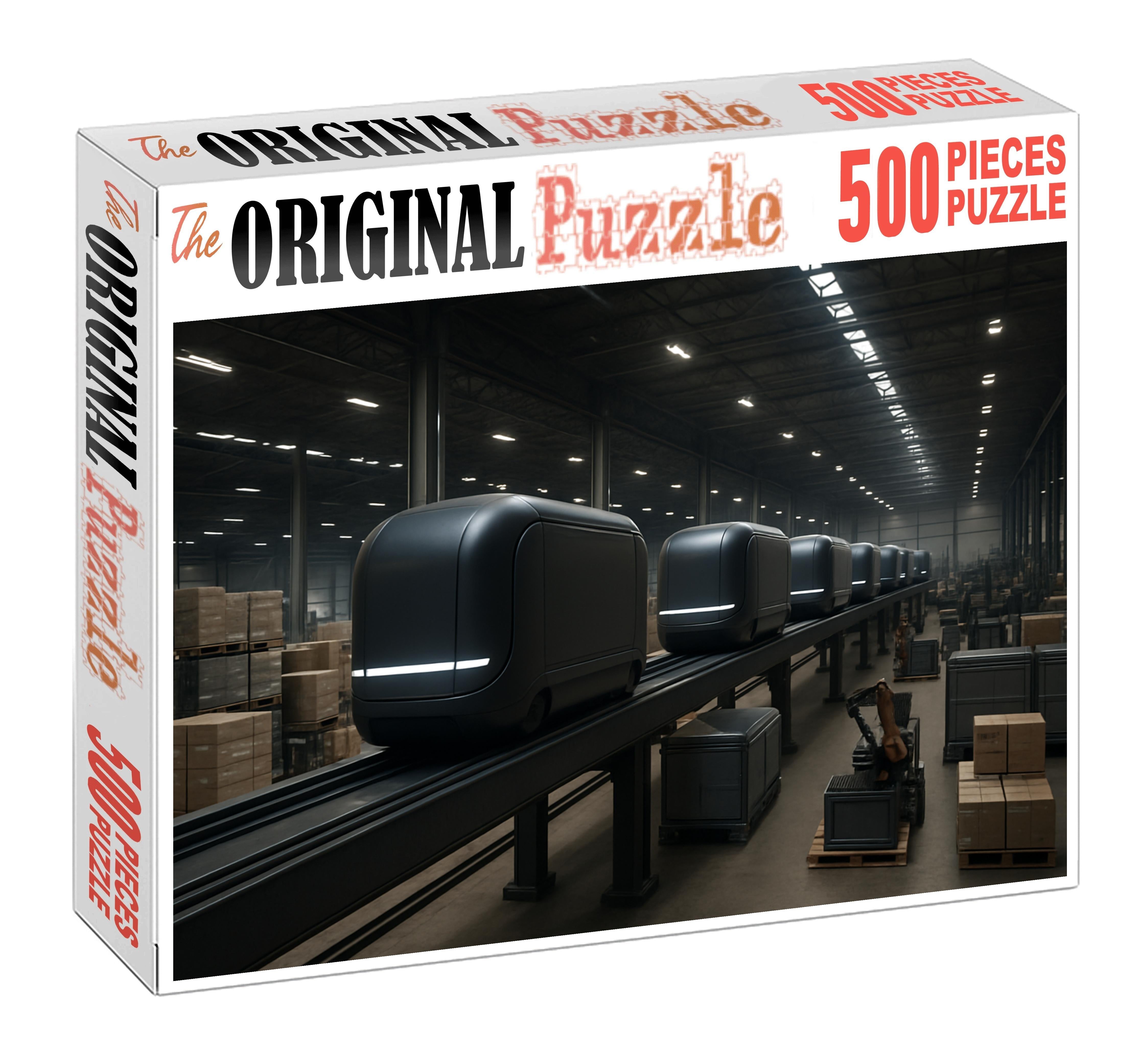 Magnetically Levitated Freight Conveyor 20 Piece Puzzle