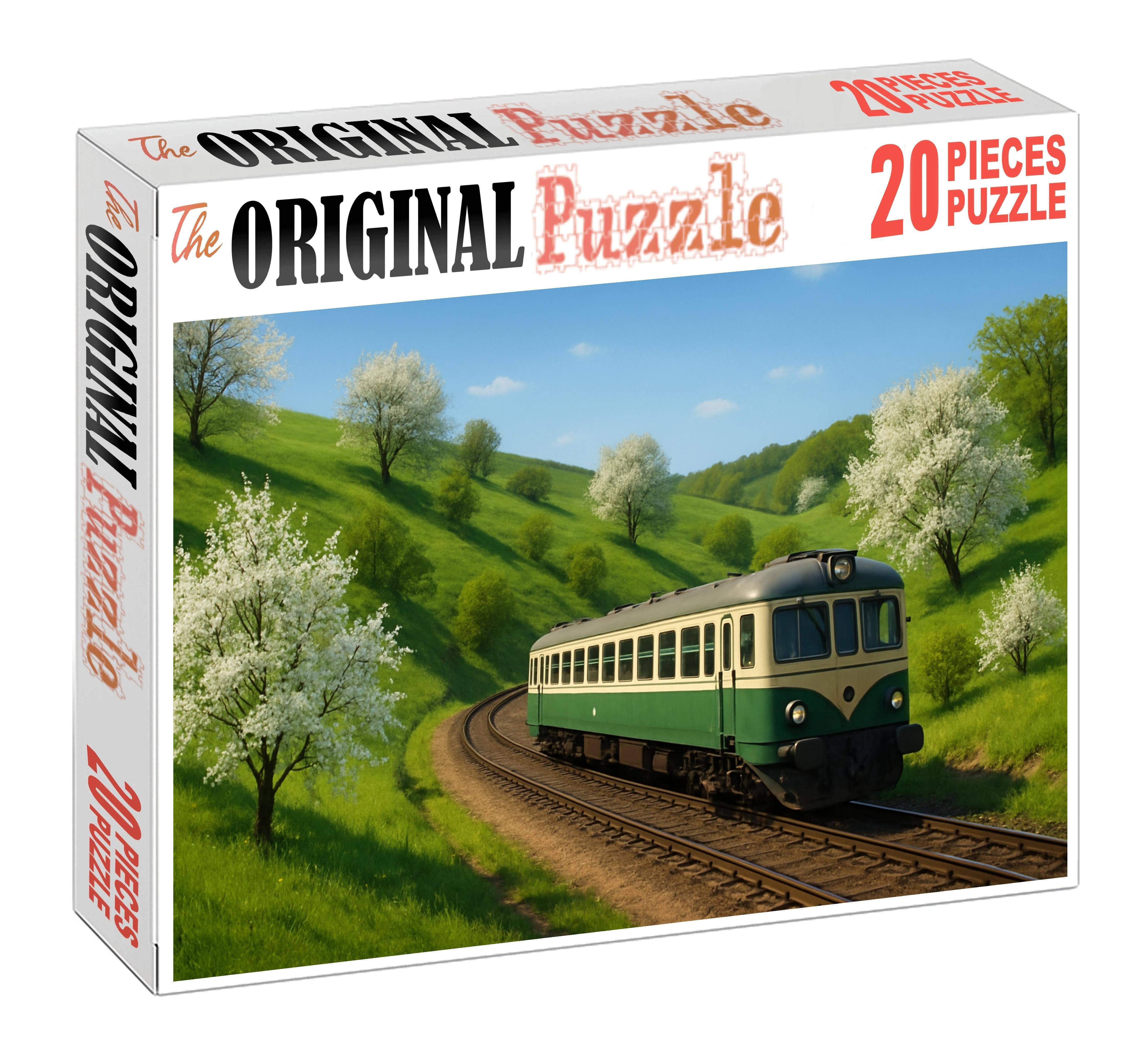 Emerald Valley Vintage Railcar Premium Puzzle Pieces